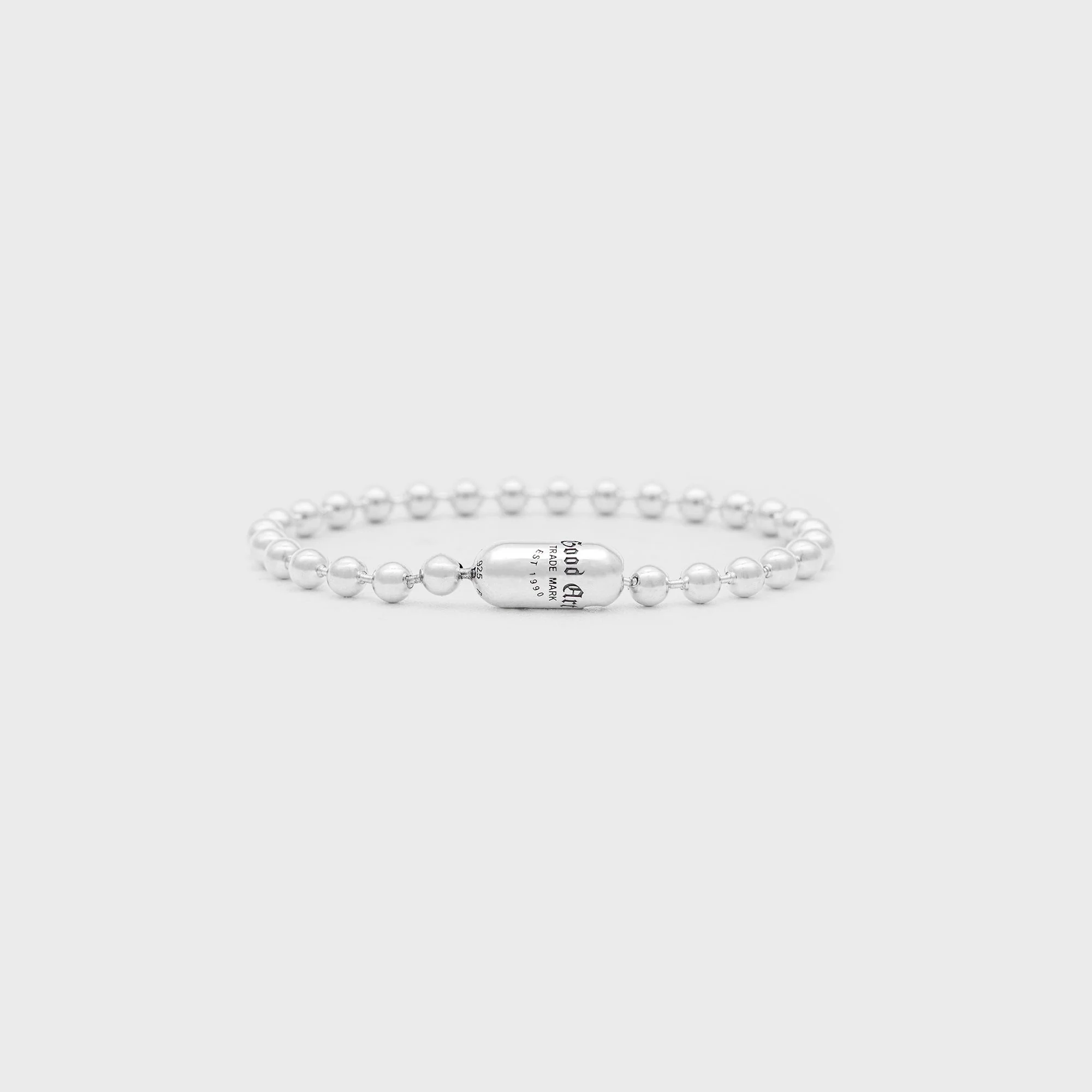 GOOD ART HLYWD Poplock Bracelet Logo B - Silver