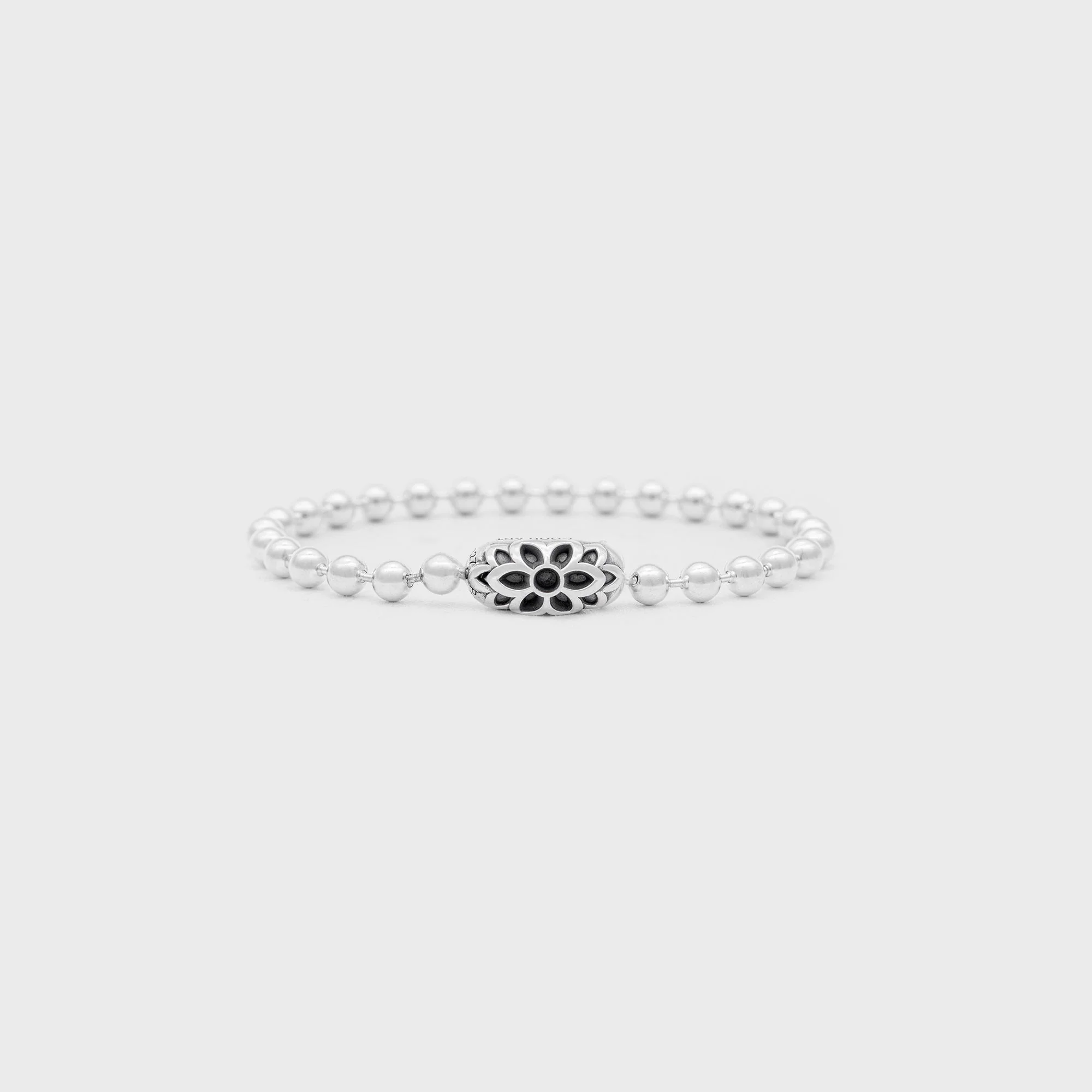 GOOD ART HLYWD Triple Cutout Poplock Bracelet - Silver