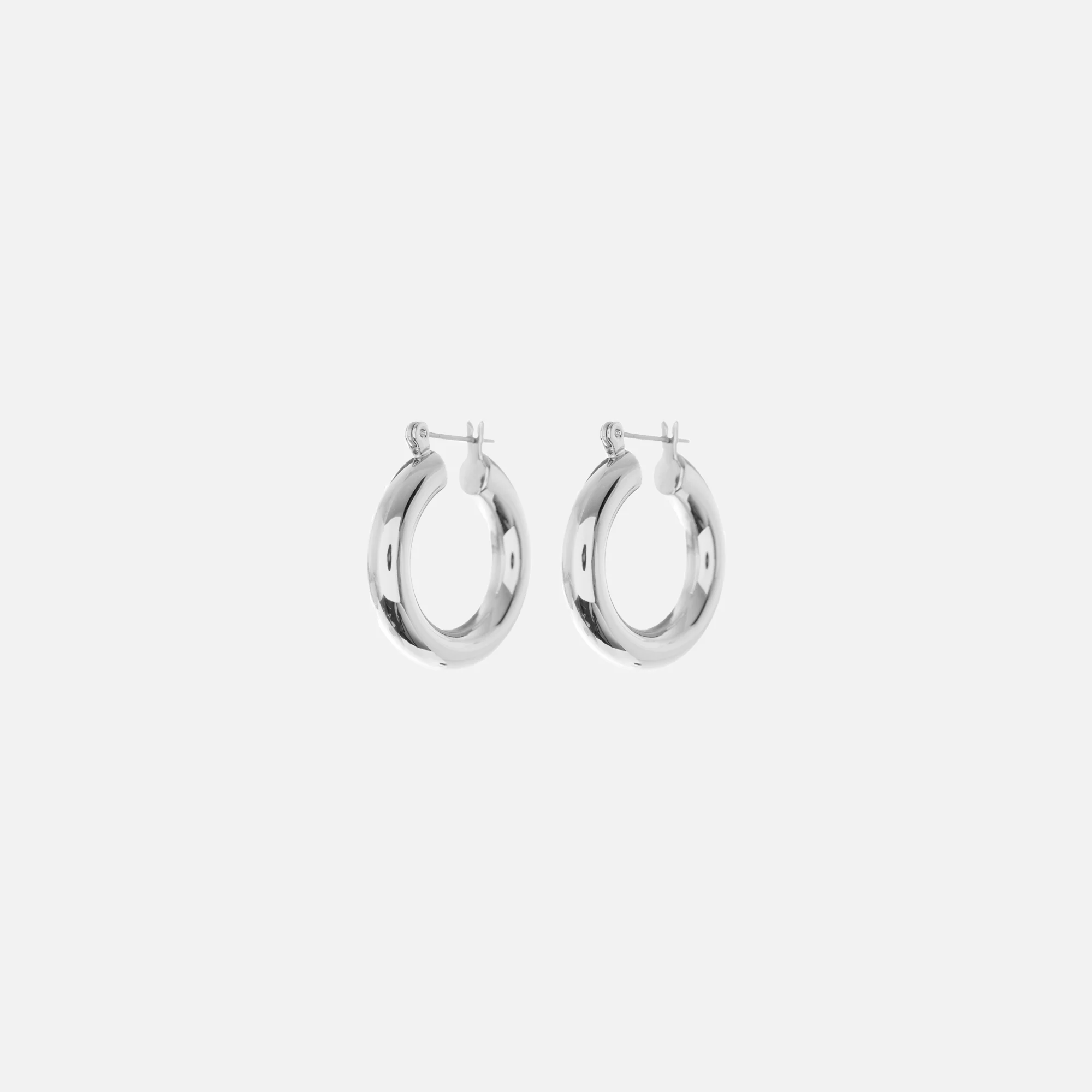 Luv AJ Baby Amalfi Hoop Earrings - Silver