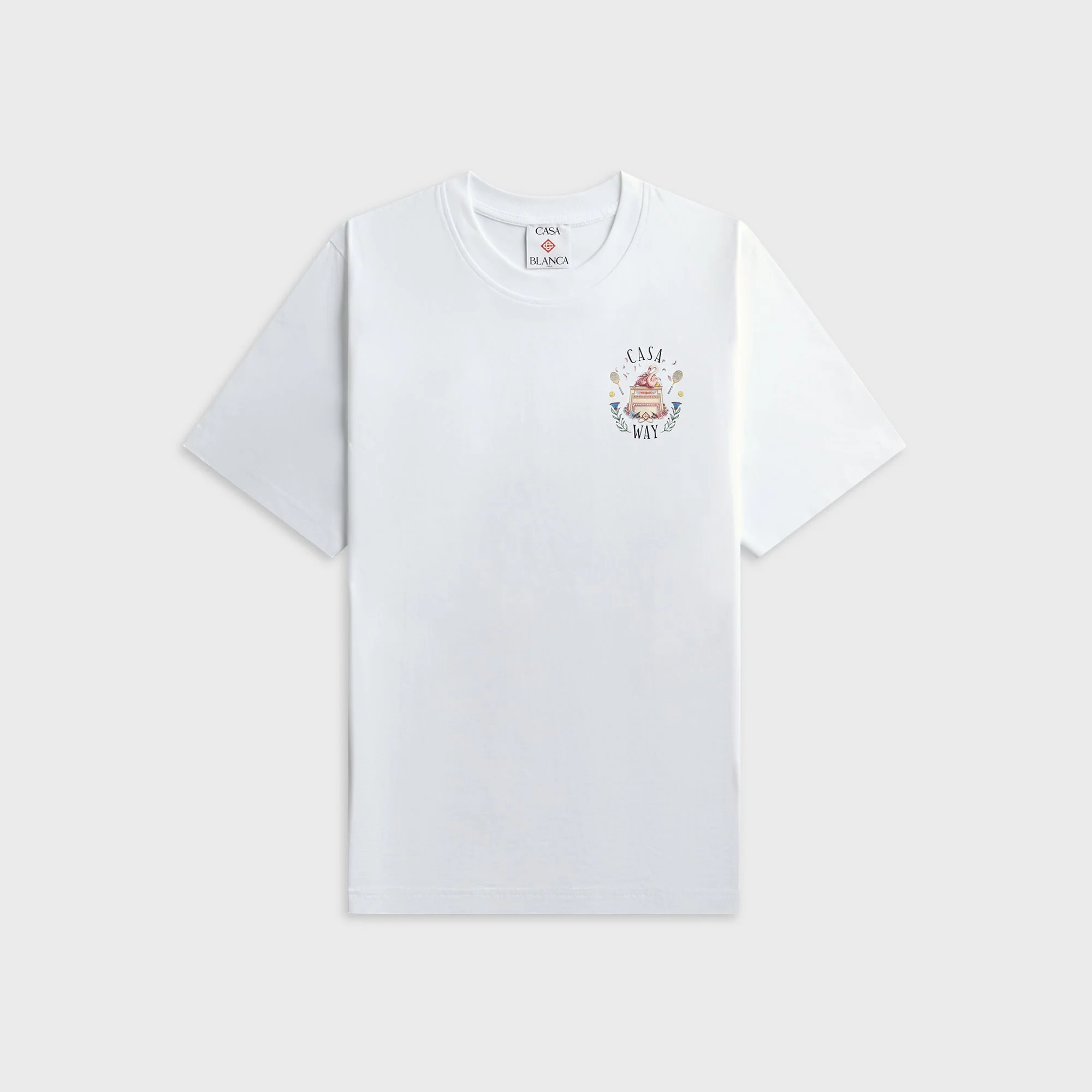 Casablanca Casa Way Short Sleeve Tee - White