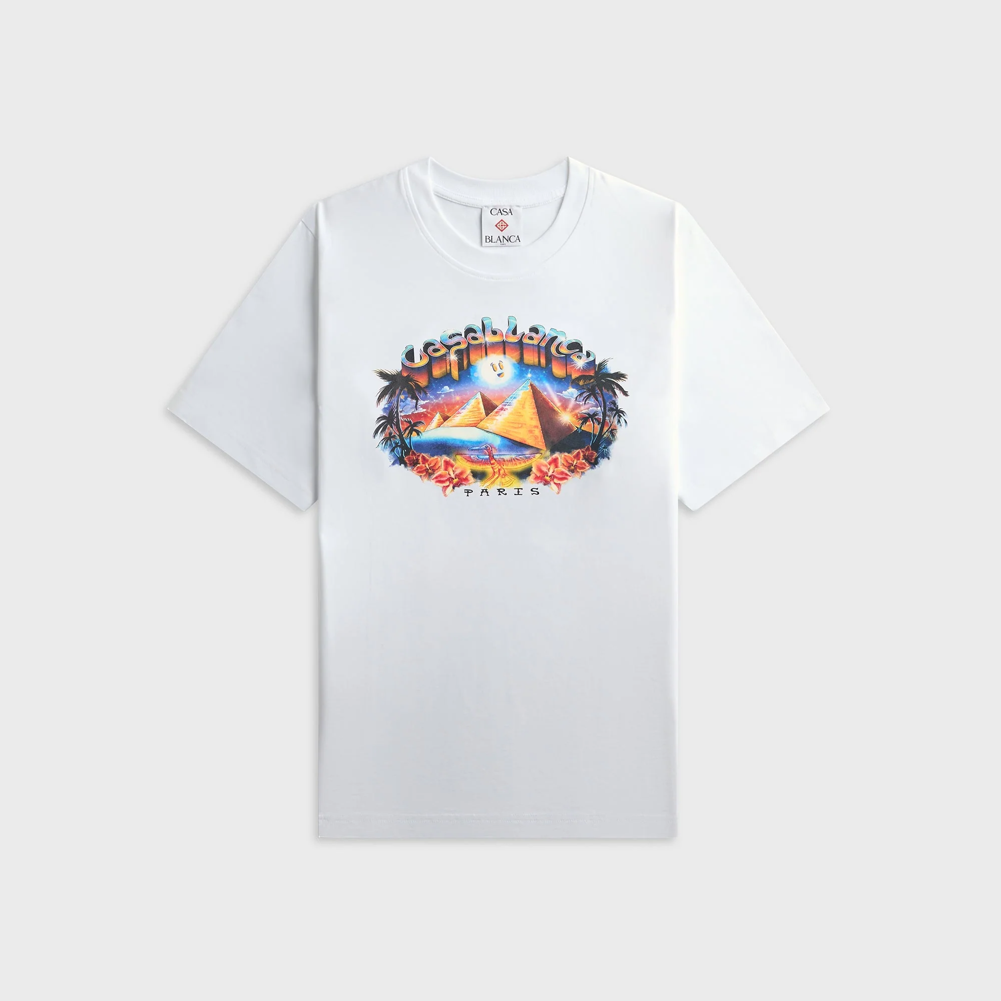 Casablanca Tourism Short Sleeve Tee - White