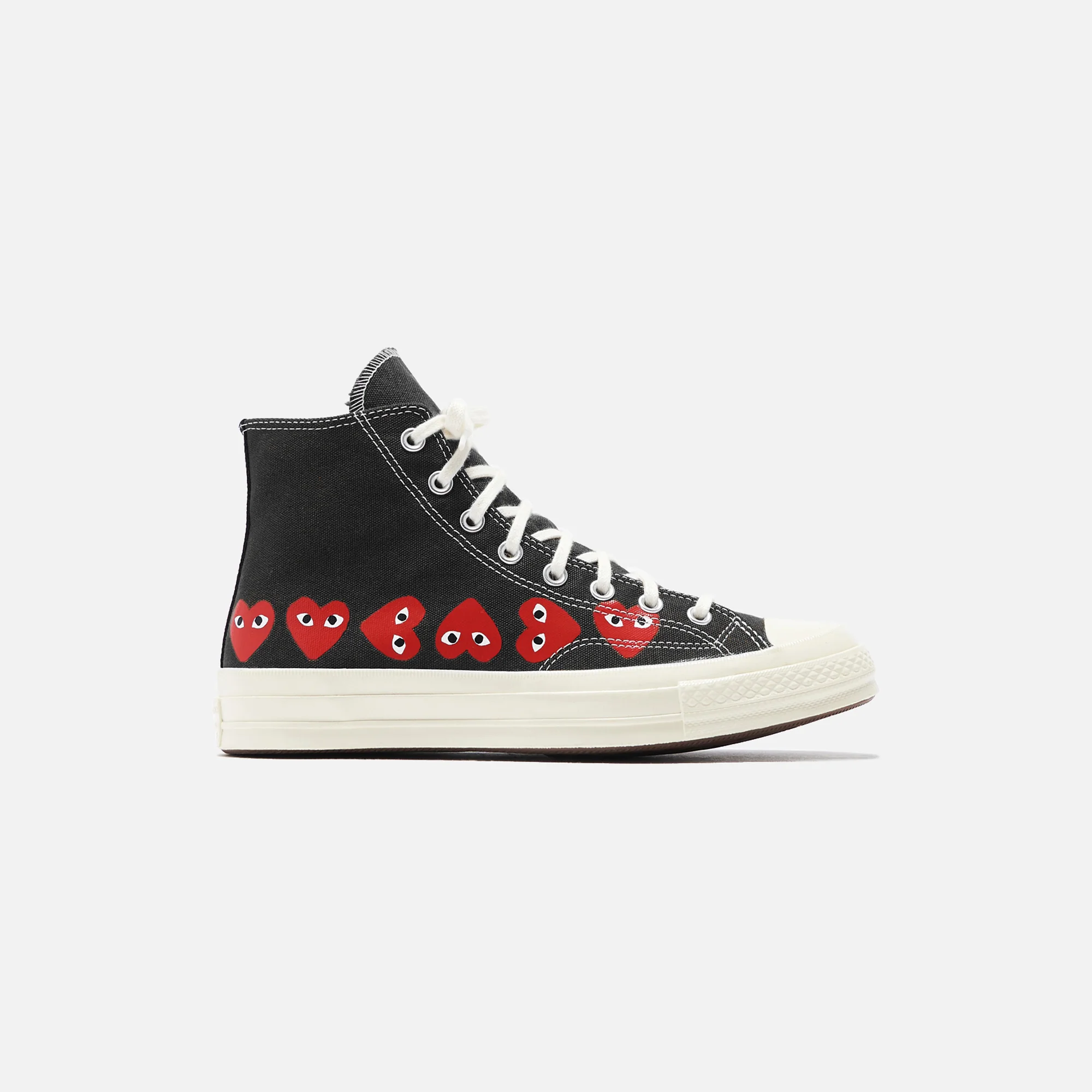 Comme Des Gar?ons Play x Converse Multi Heart High Top - Black / Red