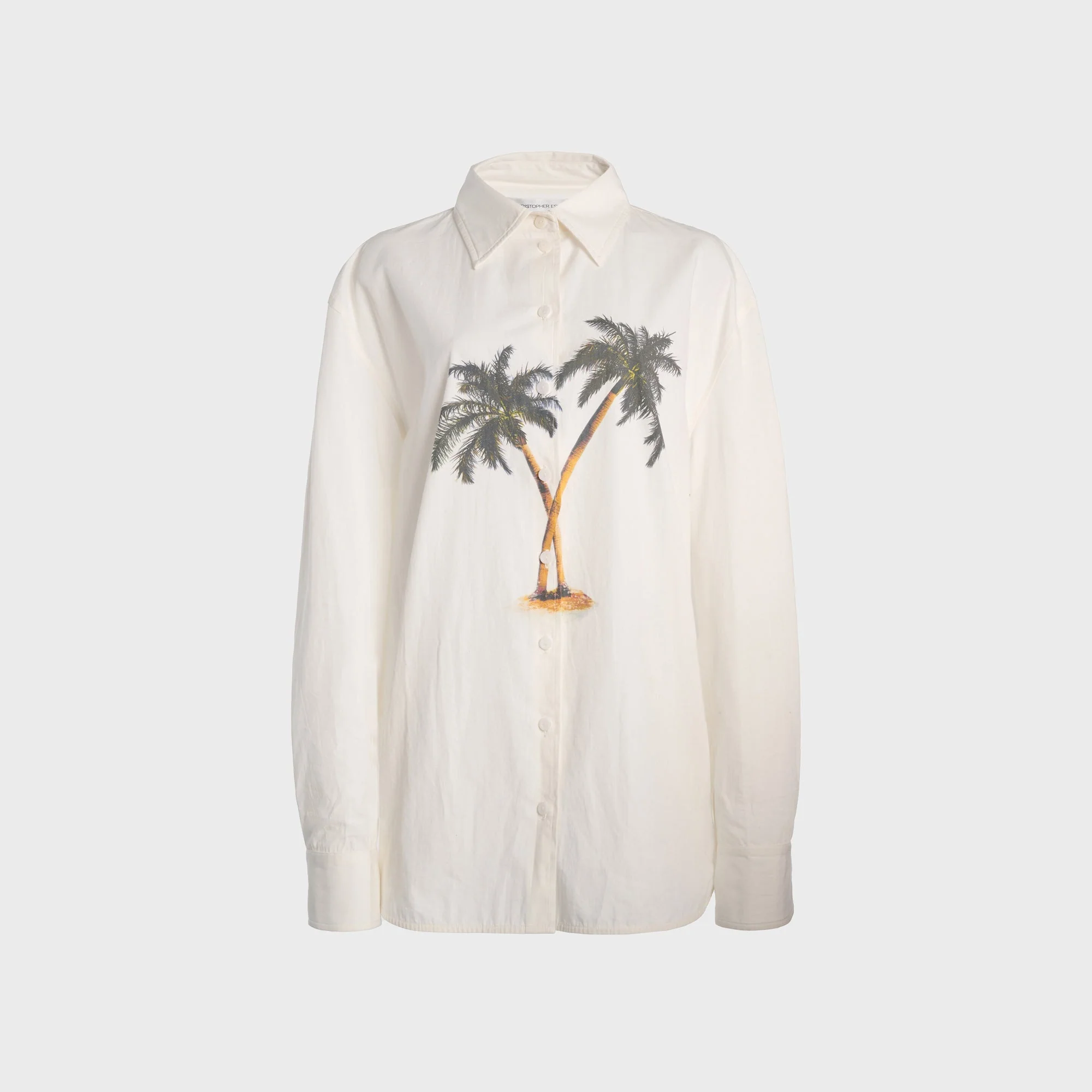 Christopher Esber Mirage Palm Shirt - White