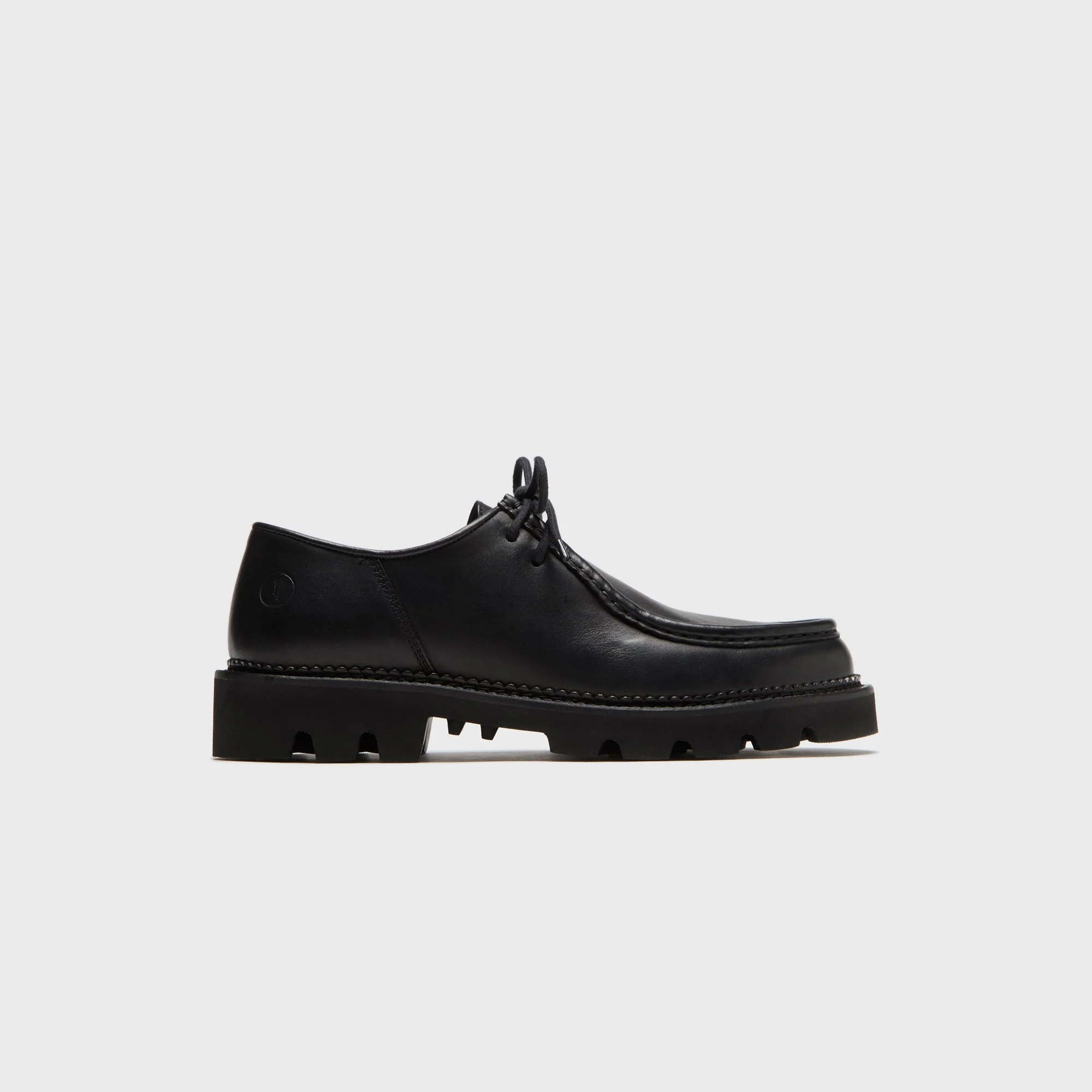 Collegium Pillar Moc Toe Derby - Nero