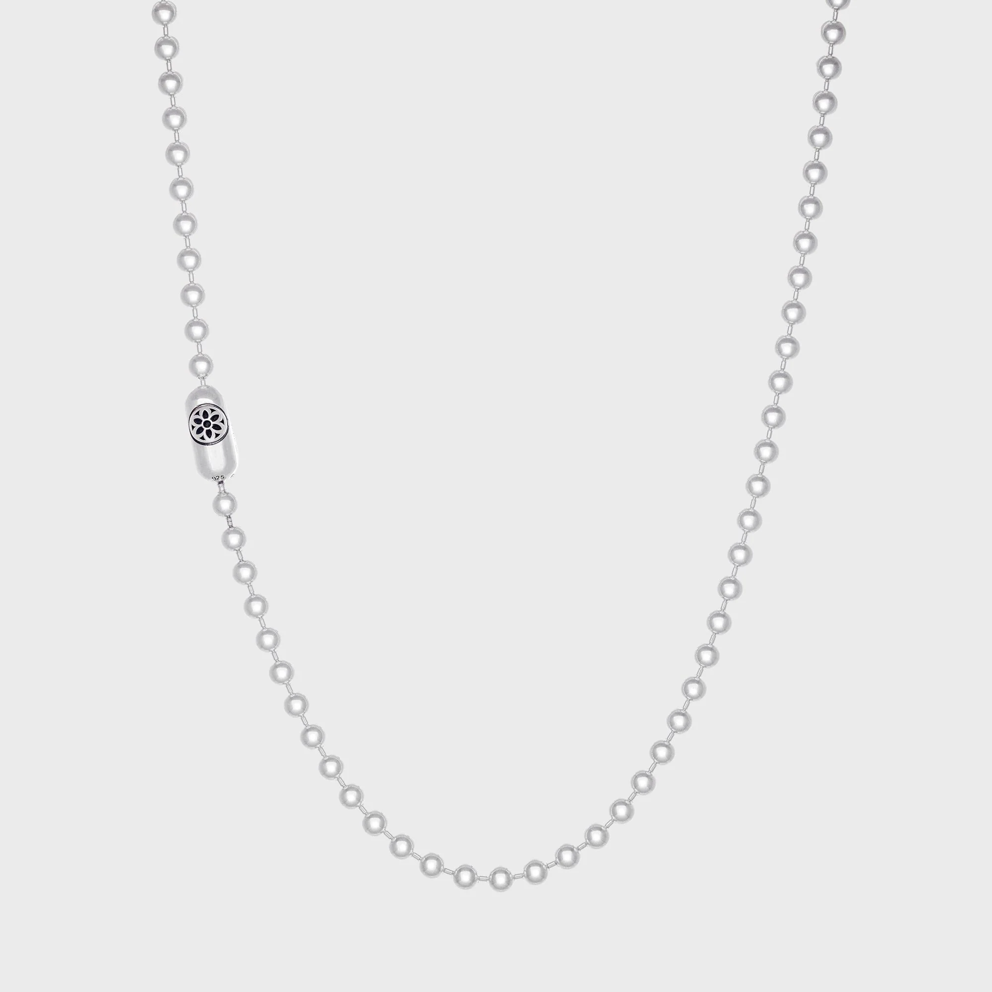 GOOD ART HLYWD Rosette Poplock Necklace - Silver