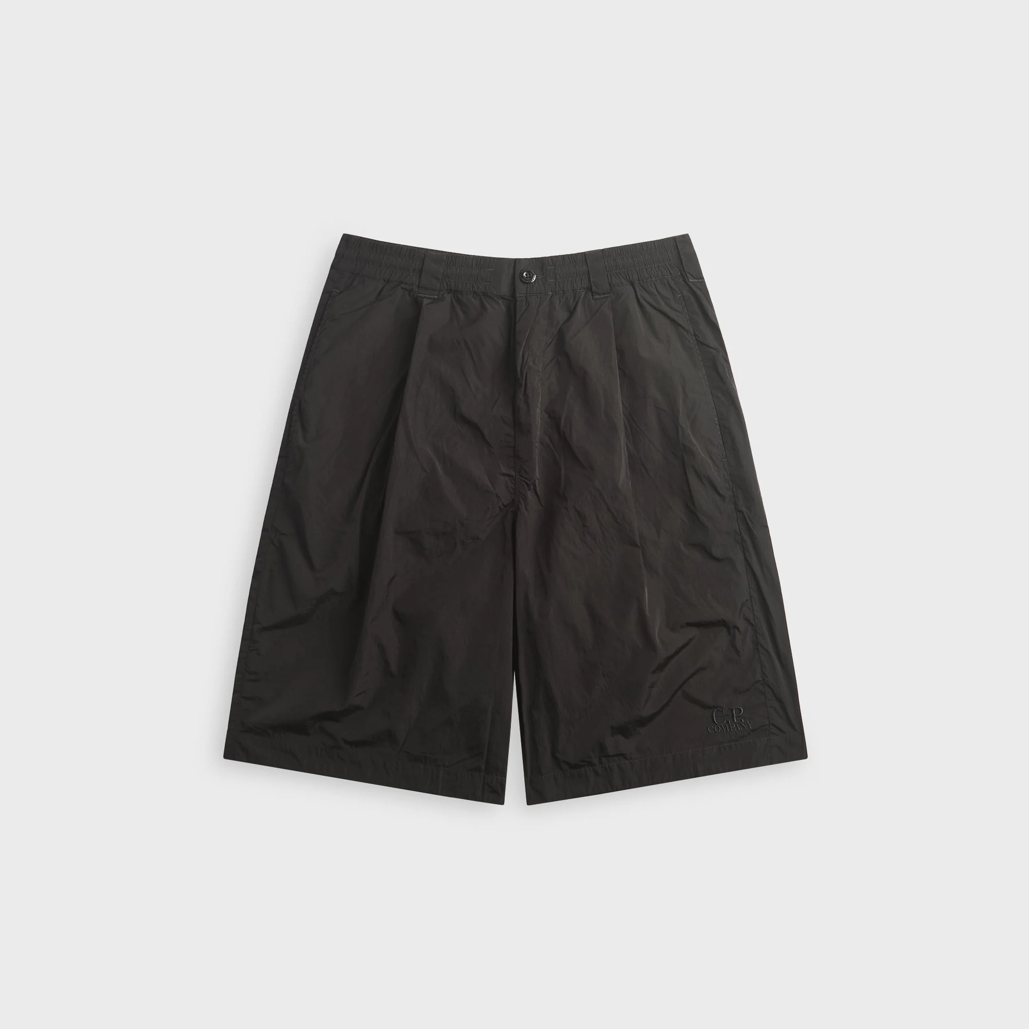 C.P. Company Chrome-R Lens Boxy Cargo Short - Black