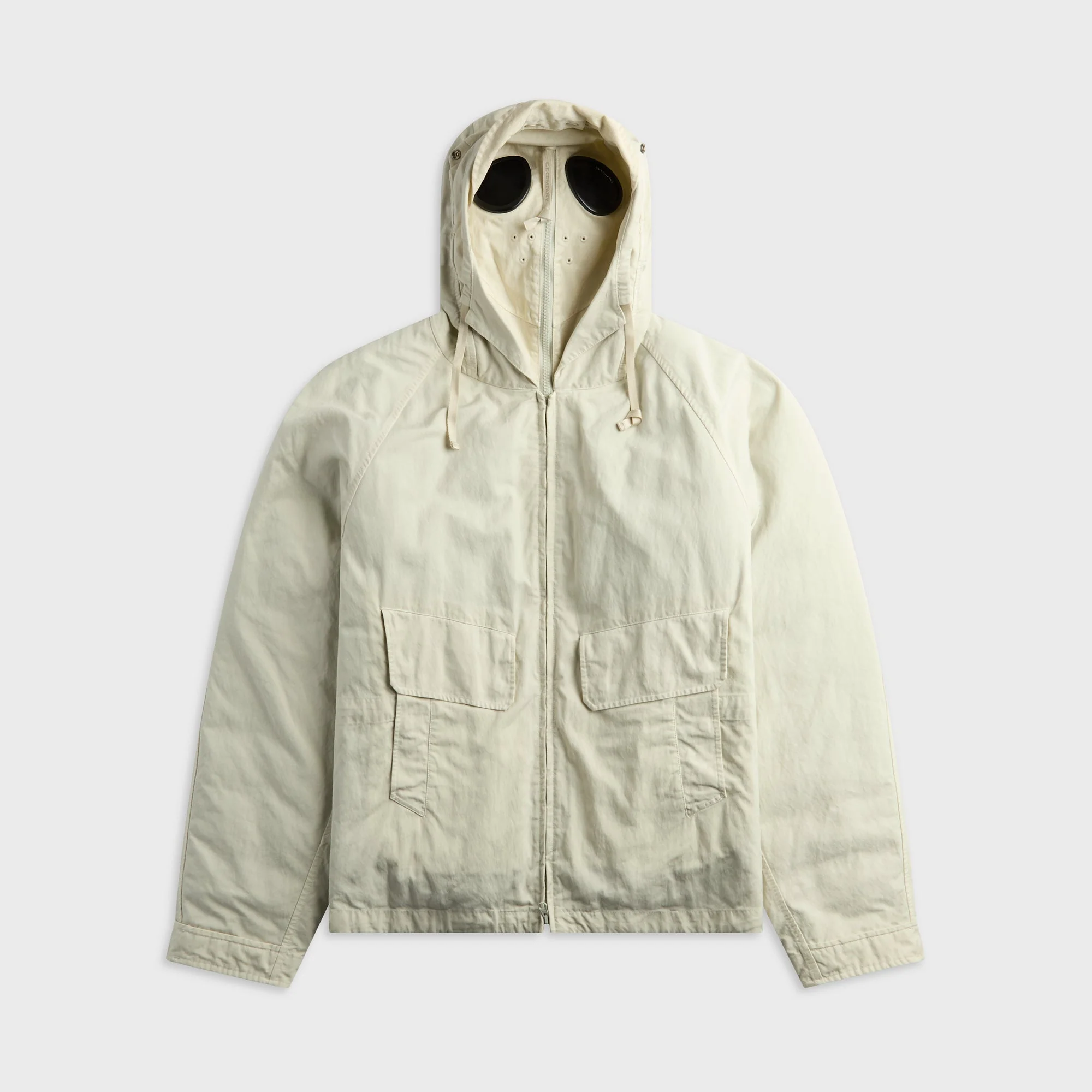 C.P. Company Twill Mixed Explorer Jacket - Silver / Birch