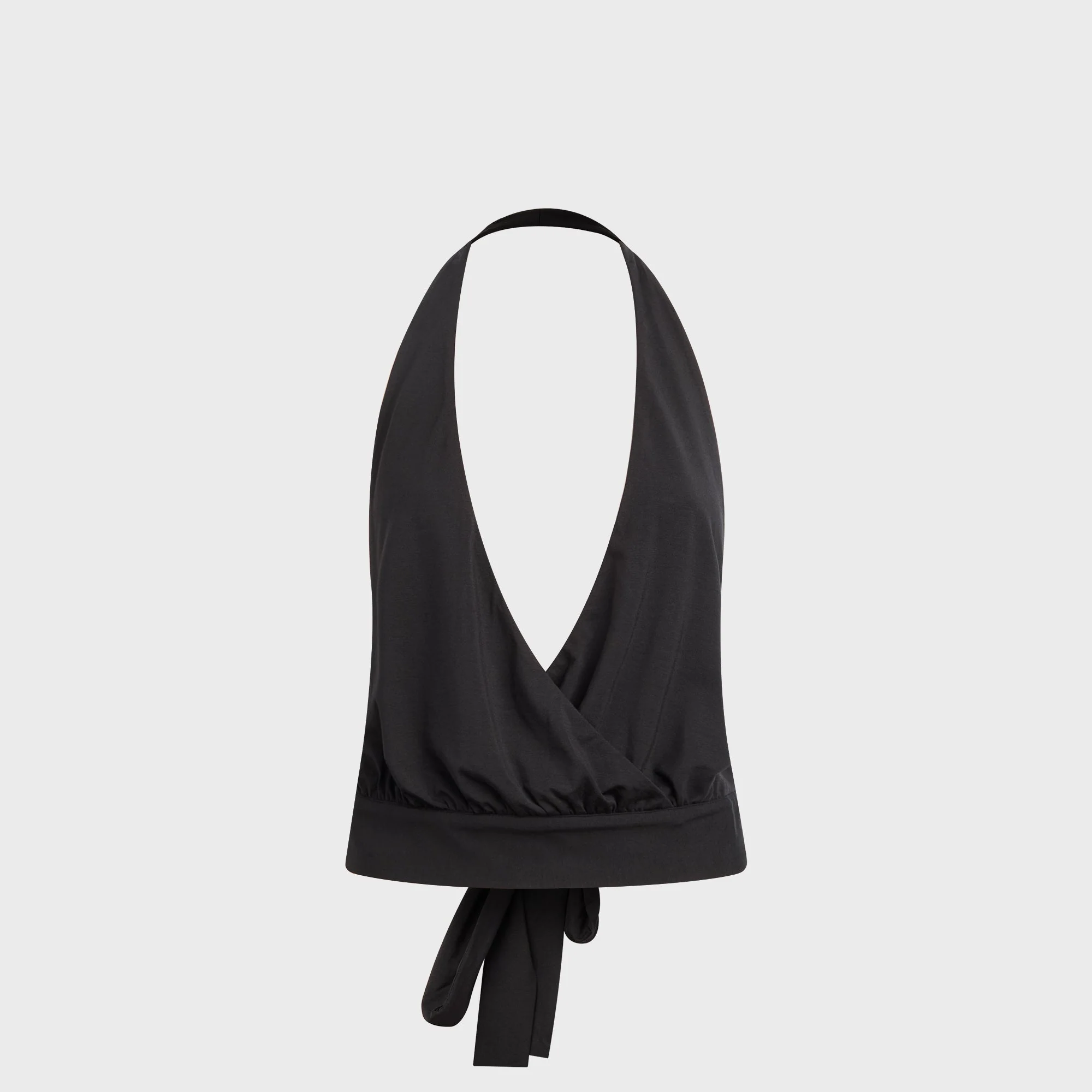 GUIZIO Lana Halter Top - Black