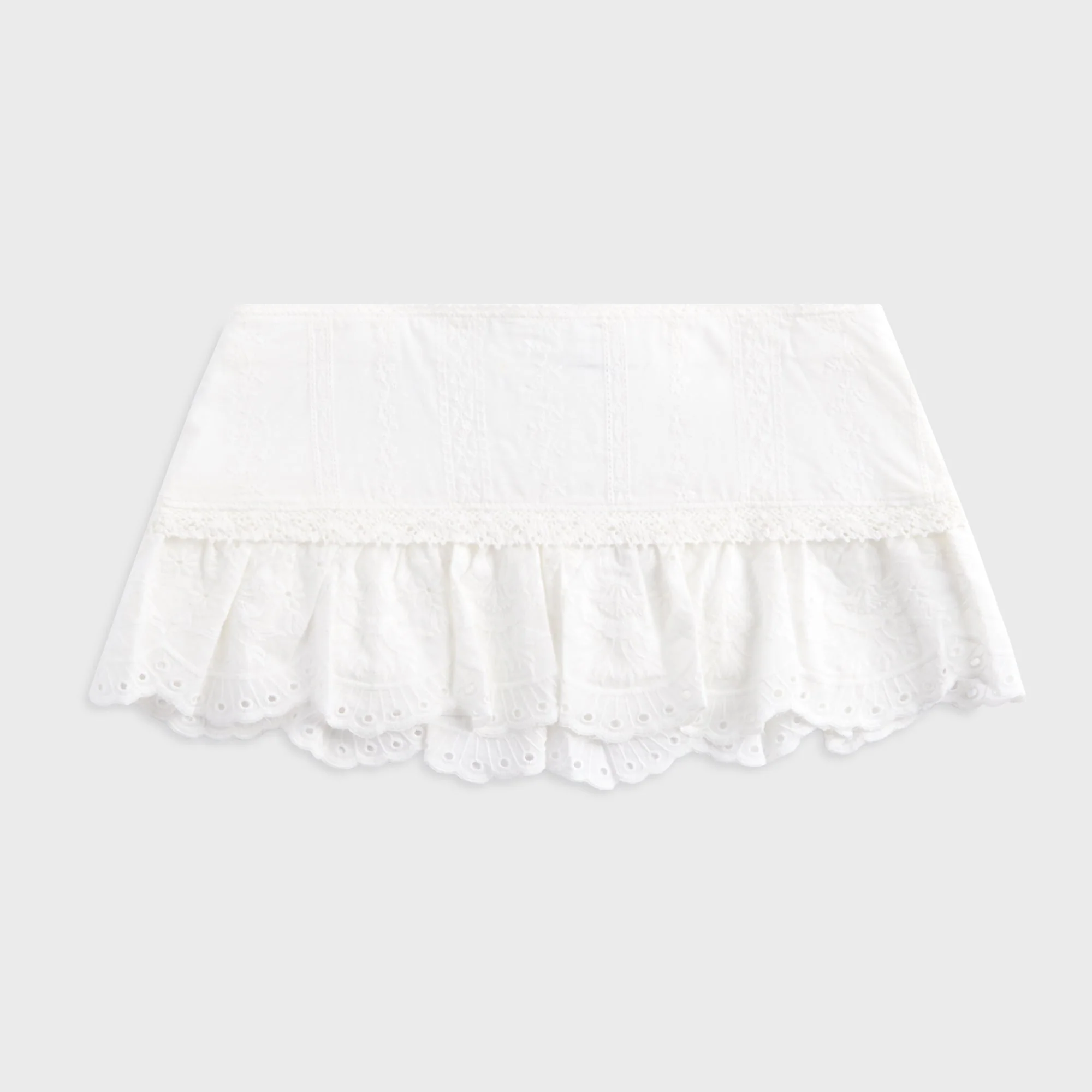 GUIZIO Aylin Mini Skirt - White