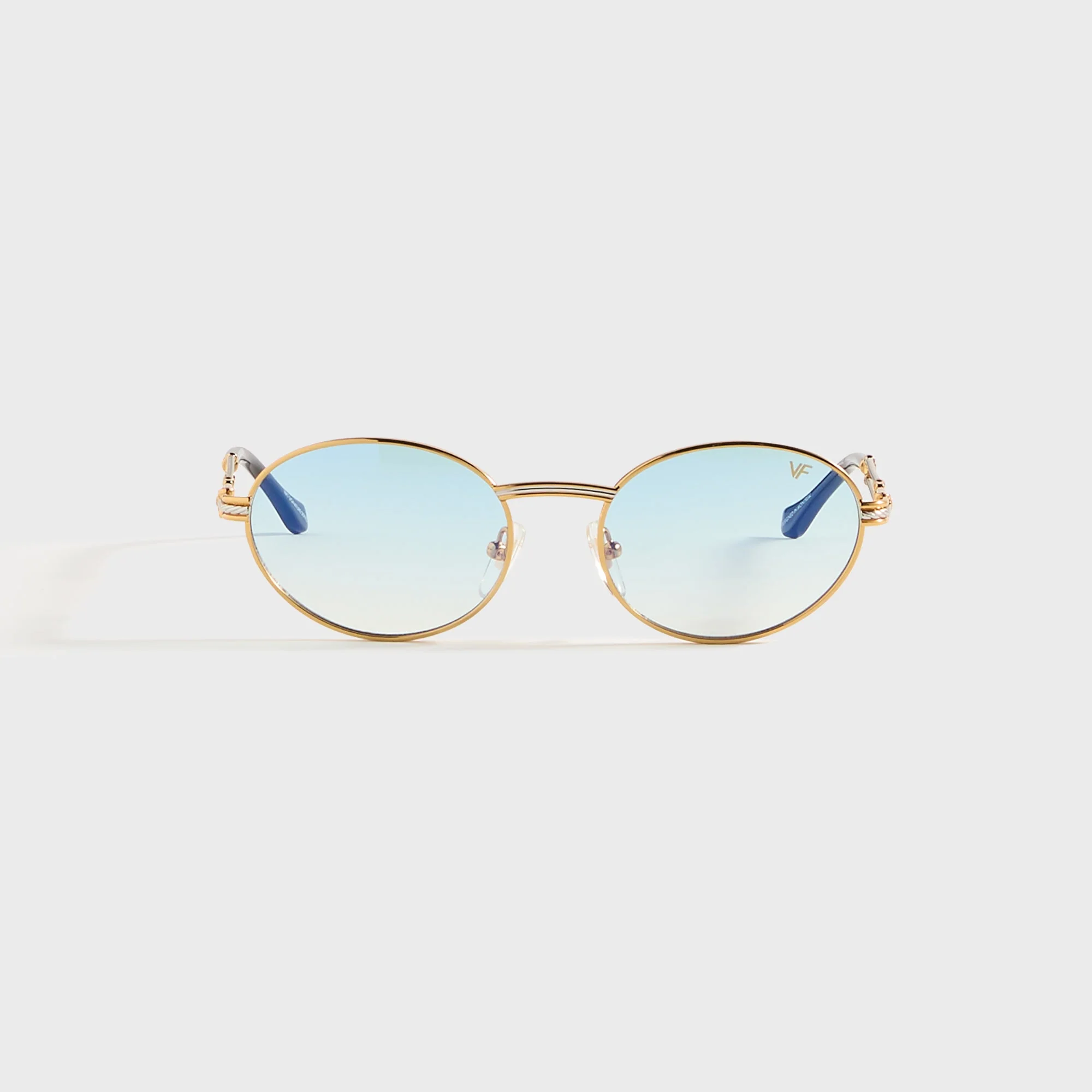 Vintage Frames Pac Double Rope Edition 18KT Two-Tone - Gold / Pastel Blue