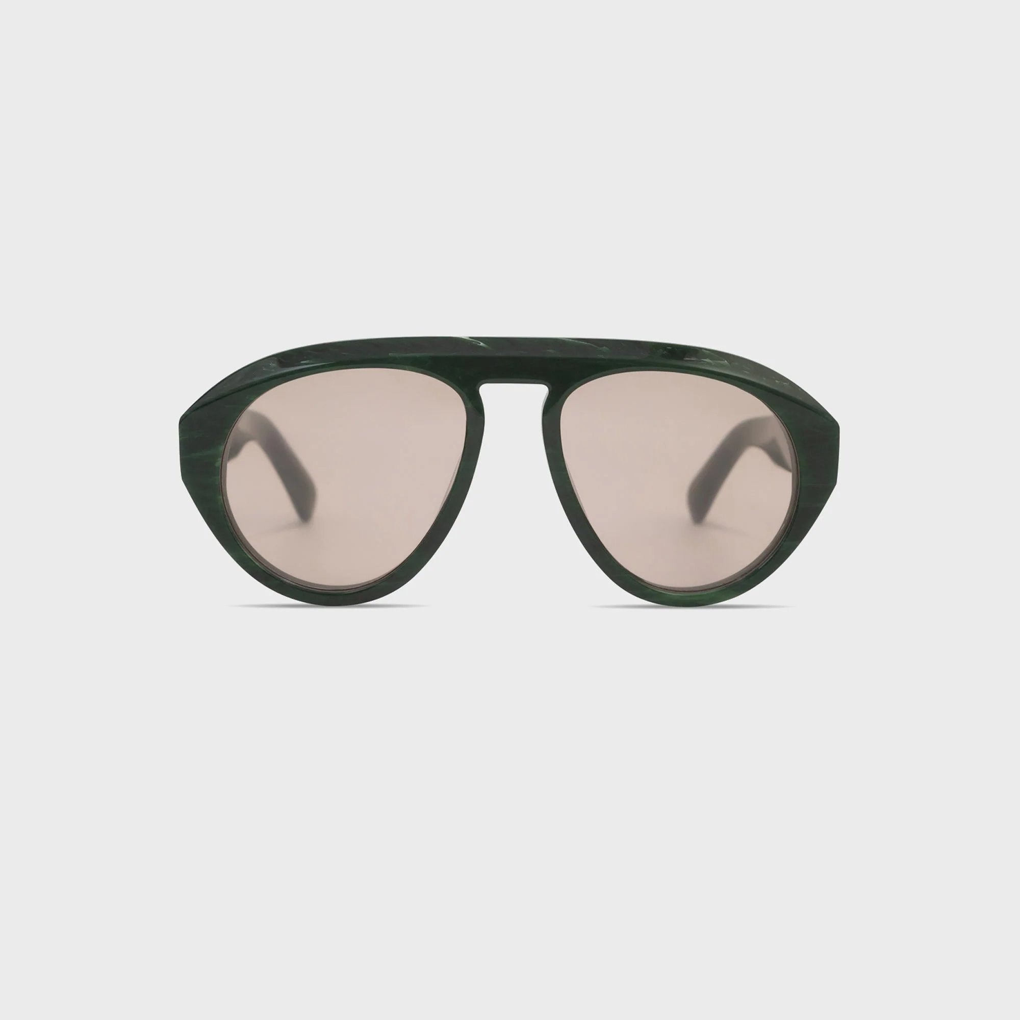 Elisa Johnson Val Sunglasses - Green Tortoise