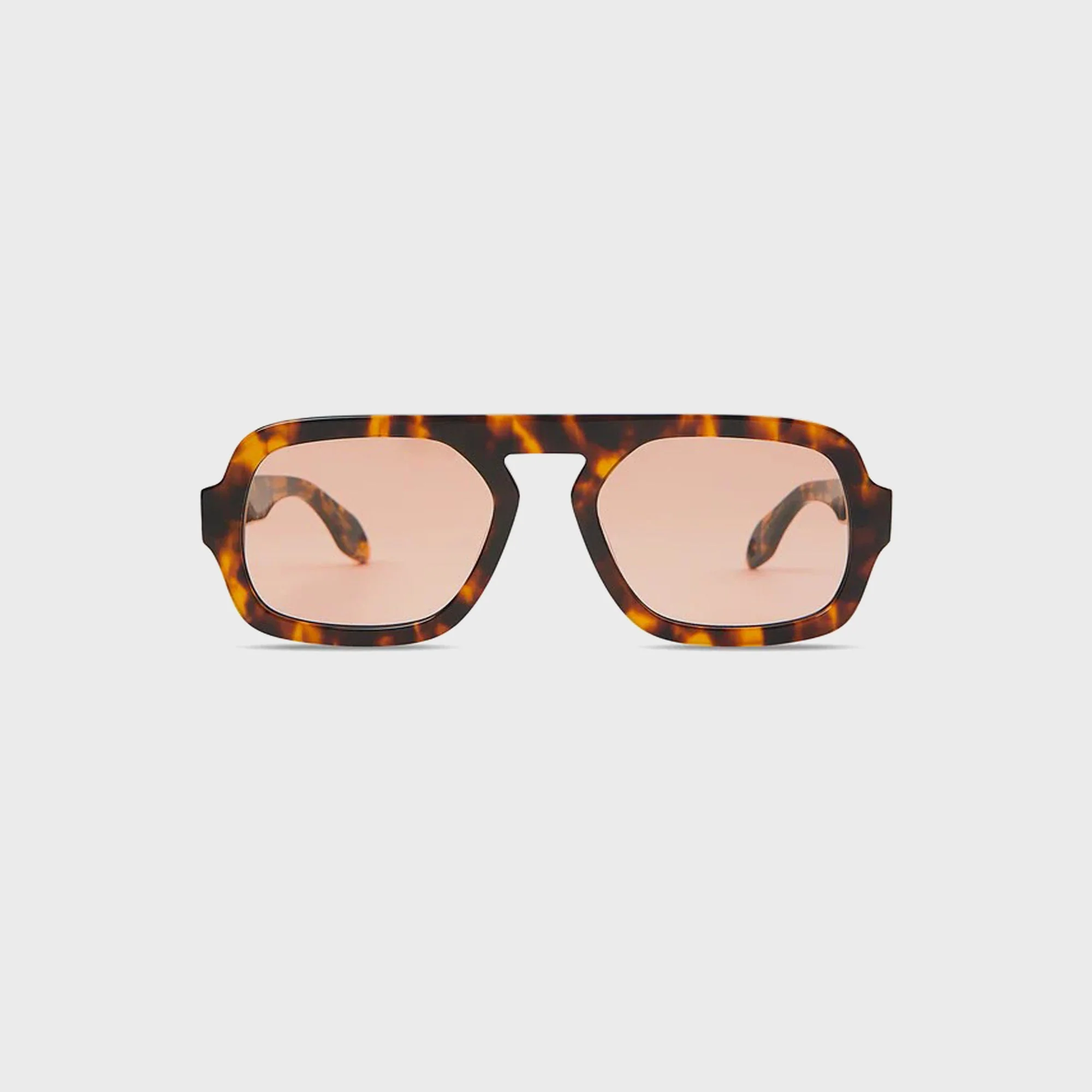 Elisa Johnson Jane - Brown Tortoise / Maroon Lens