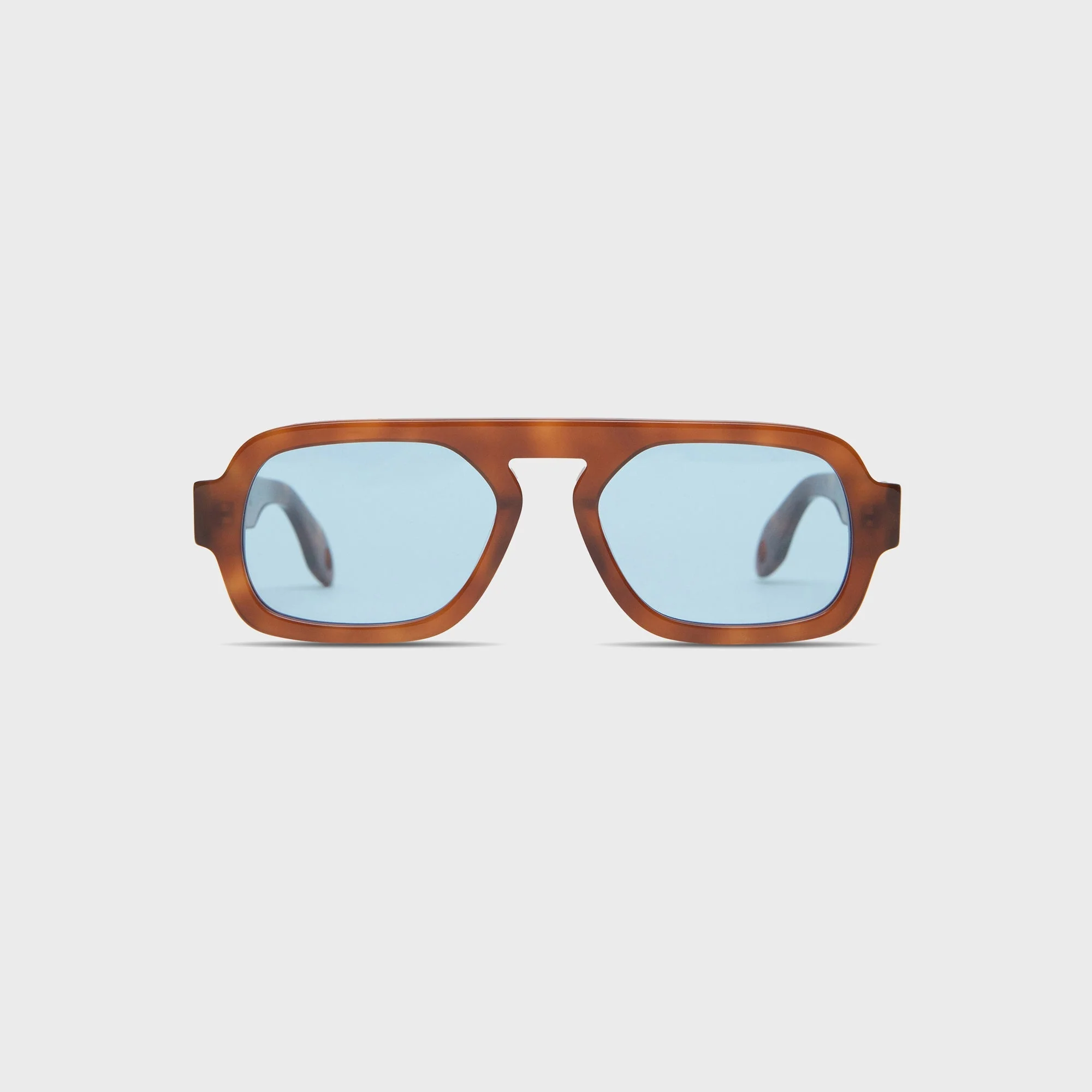 Elisa Johnson Jane Mini - Light Brown / Blue Lens