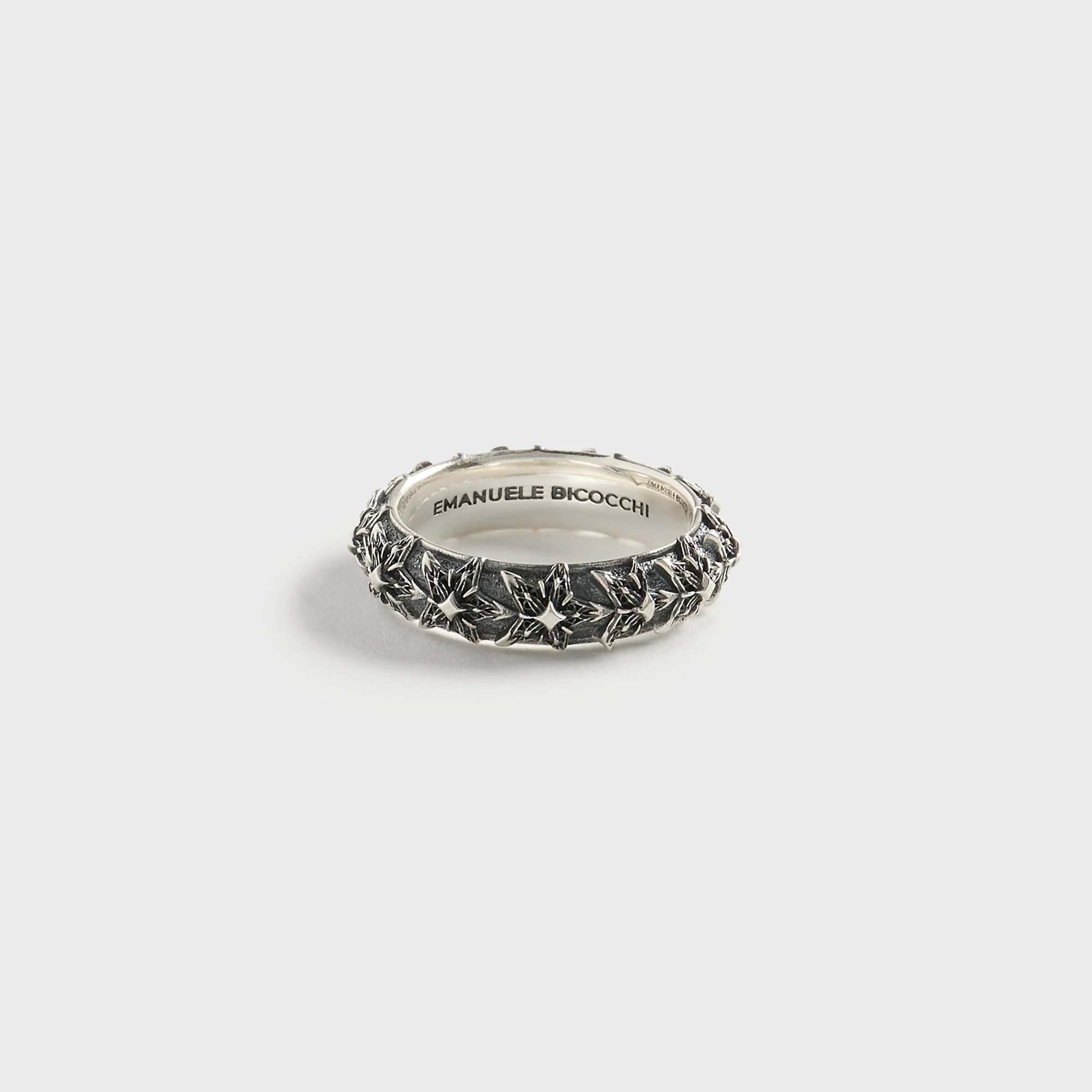 Emanuele Bicocchi Stella Band Ring - Silver