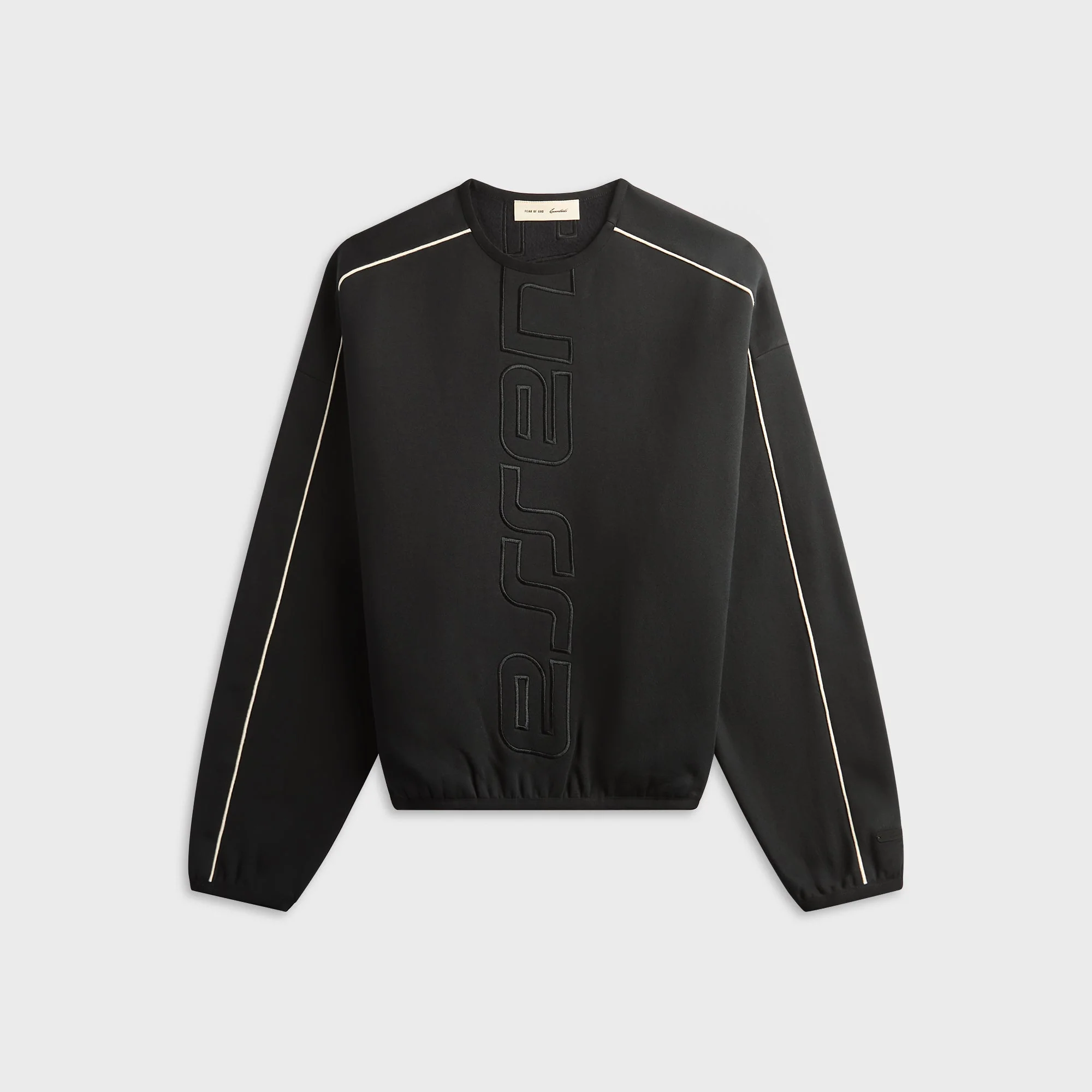 Essentials Active Trace Modern Crewneck Sweatshirt - Vintage Black