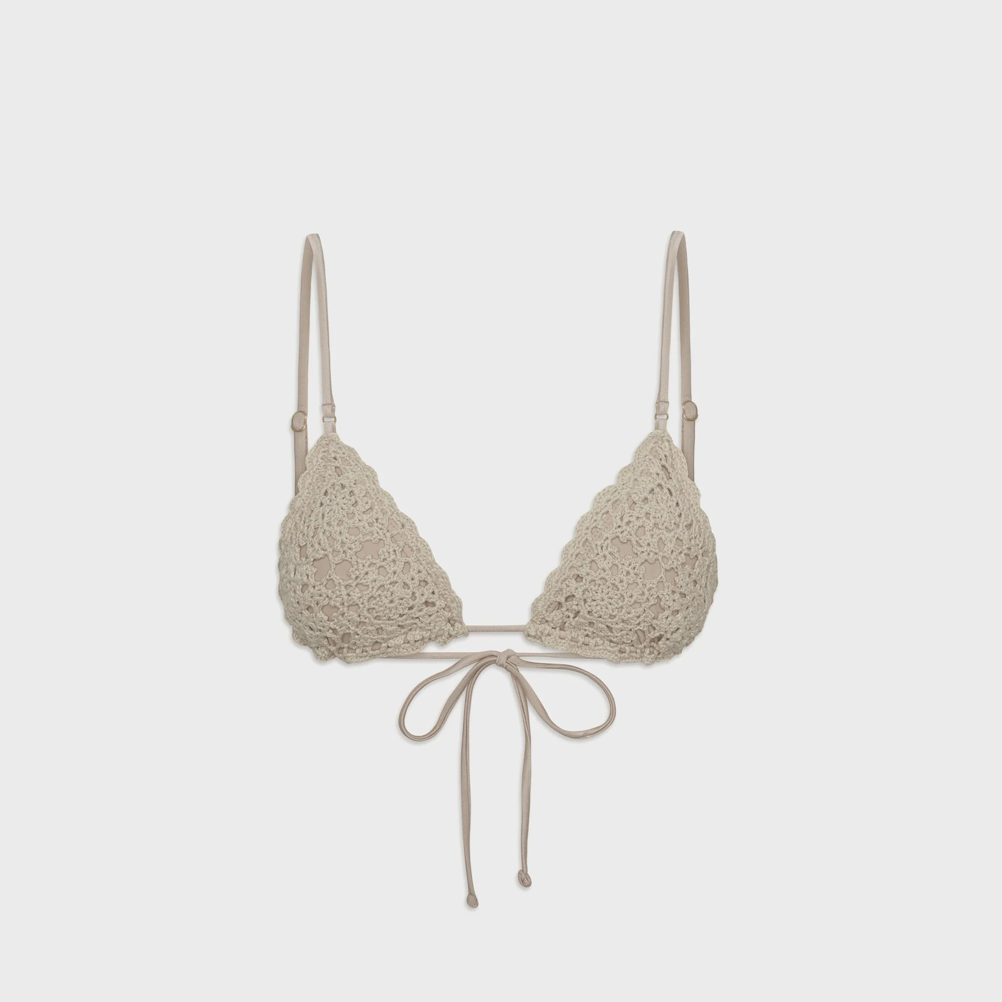 Frankies Bikinis Elena Crochet Top - Birthday Suit