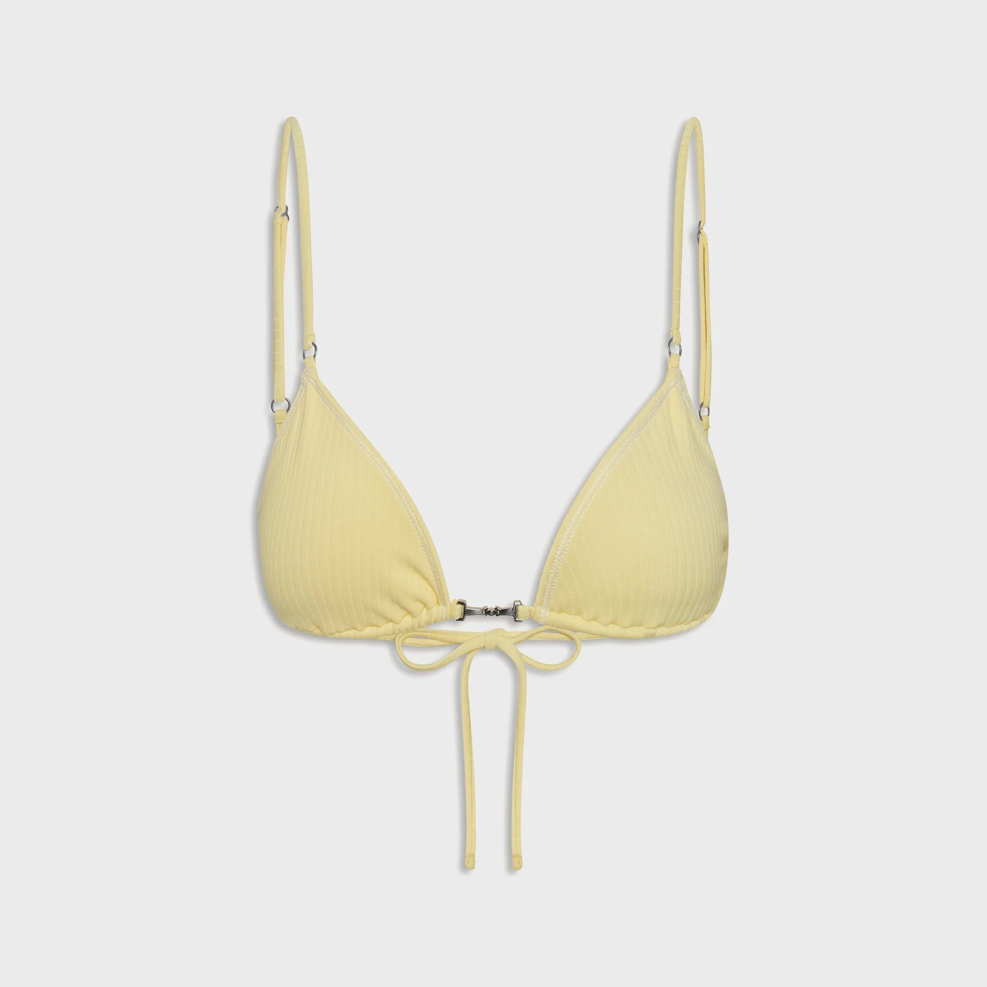 Frankies Bikinis x Jennie Elena Ribbed Top - Lilkoi Butter