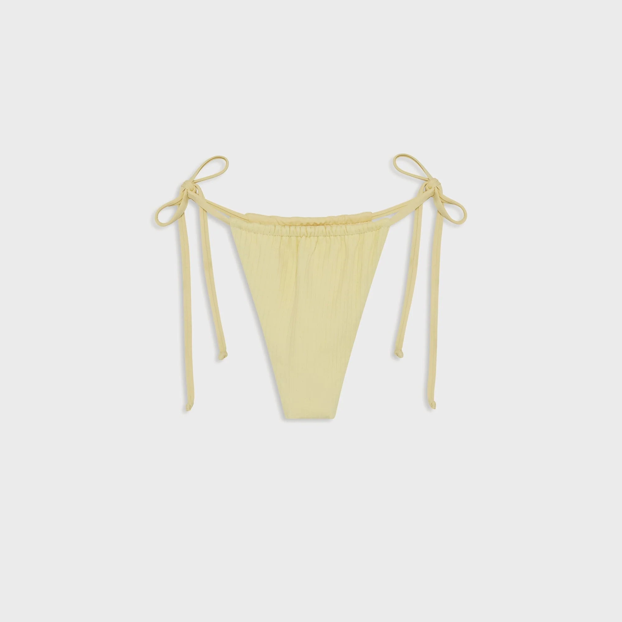 Frankies Bikinis Tia Ribbed Bottom - Lilkoi Butter