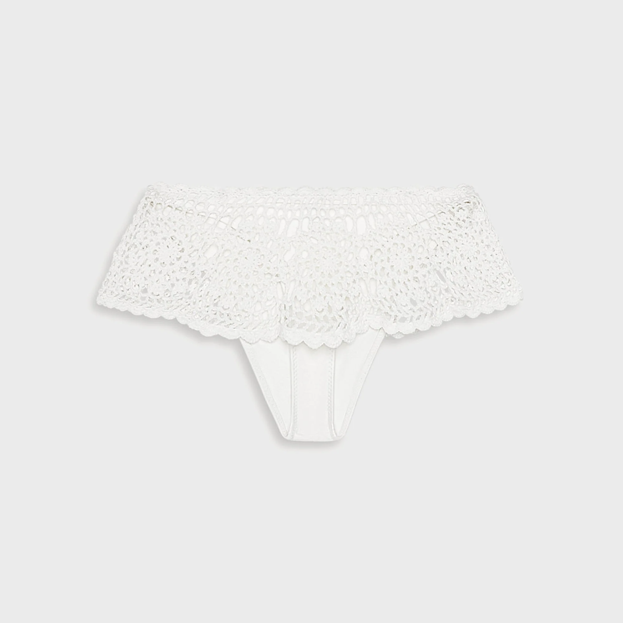 Frankies Bikinis x Paige Lorenze Shelly Crochet Swim Skirt - Marry Me