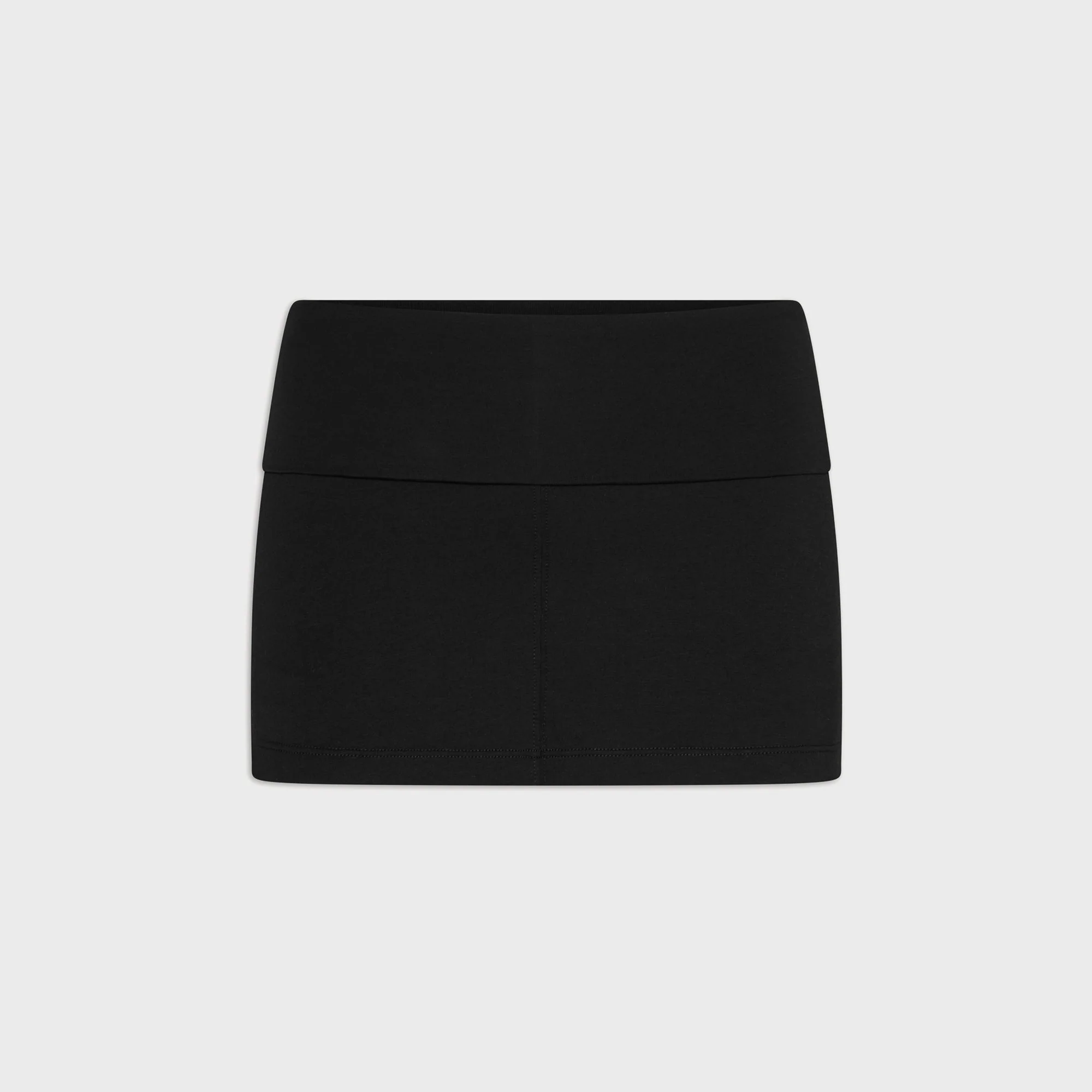 Frankies Bikinis x Jennie Chantal Cotton Jersey Skort - Black