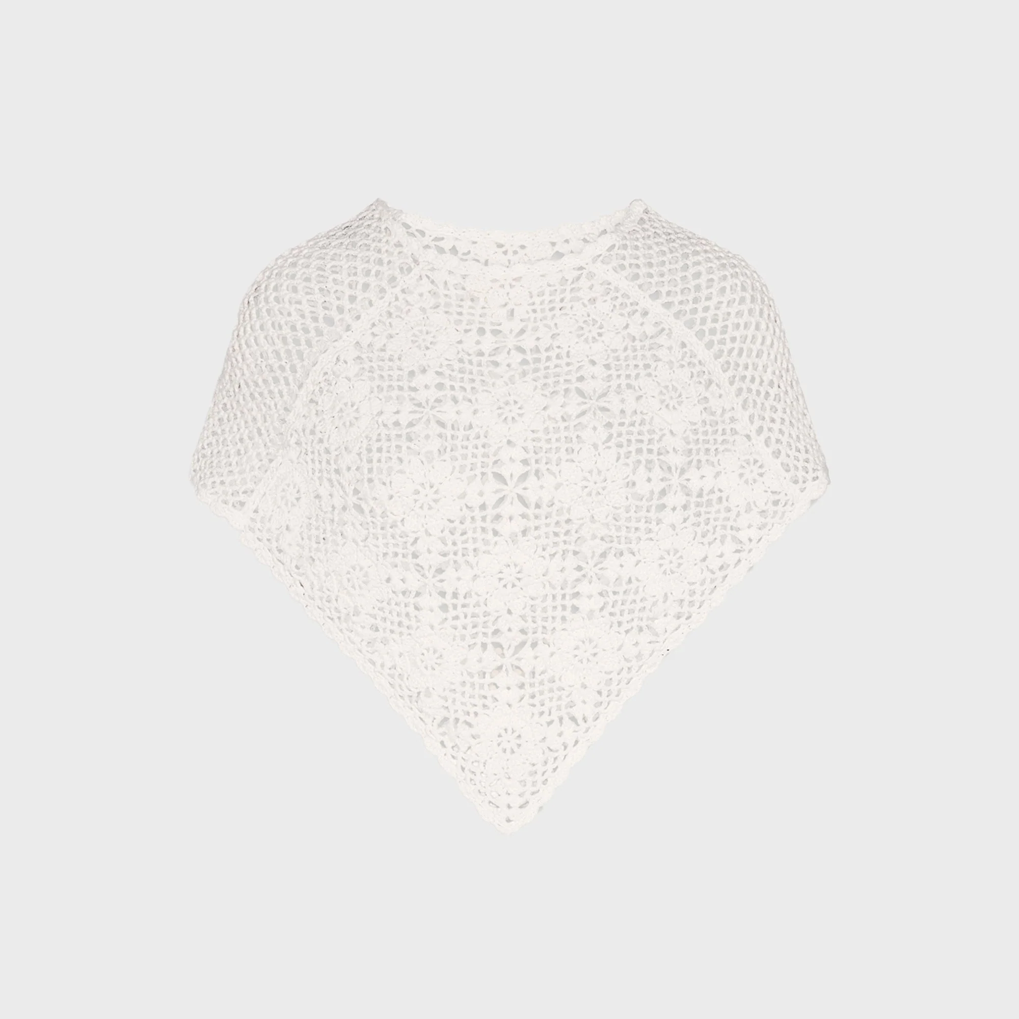 Frankies Bikinis Sophie Crochet Poncho - Soft Sand