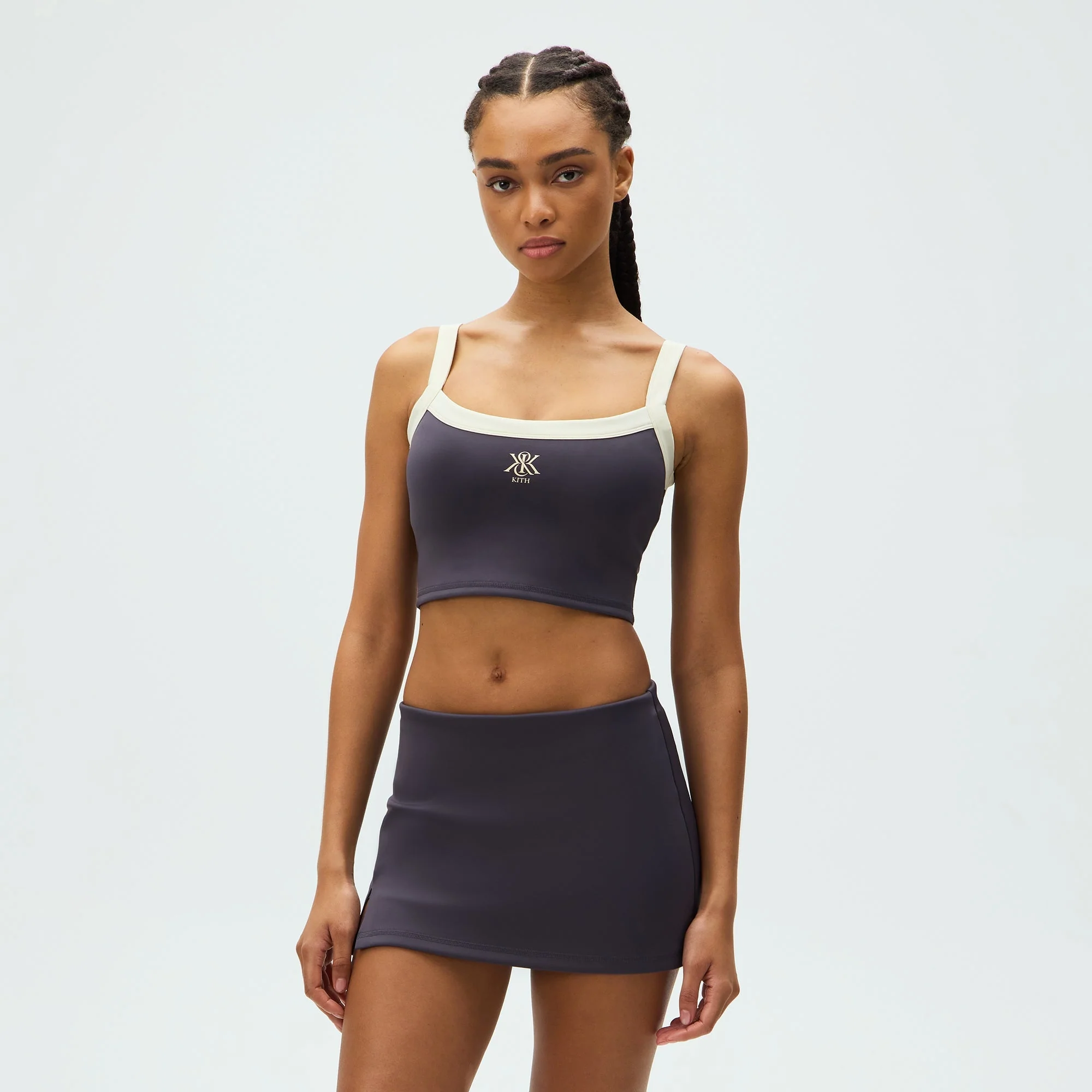 Kith Women Blocked Terra Active Tank - Battleship - Image 2