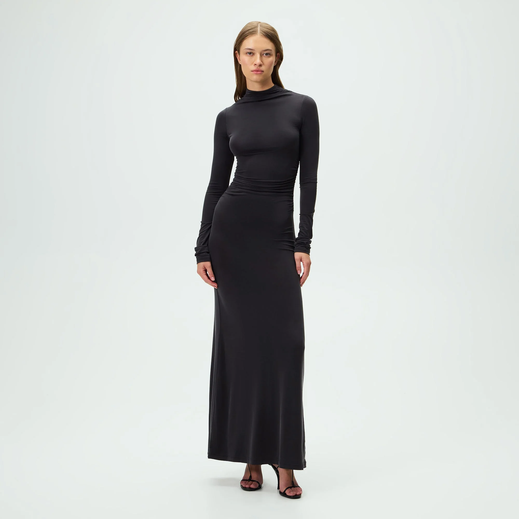 Kith Women Harin Cupro Maxi Dress - Black