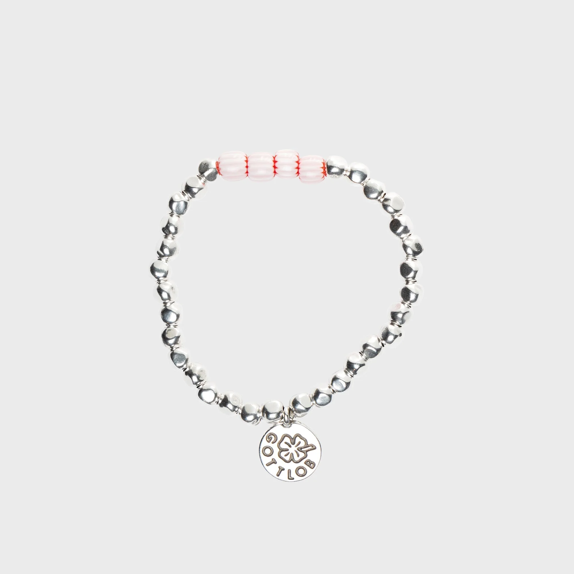 Gottlob Edition No. 2 Bracelet - Pink / Dark Red