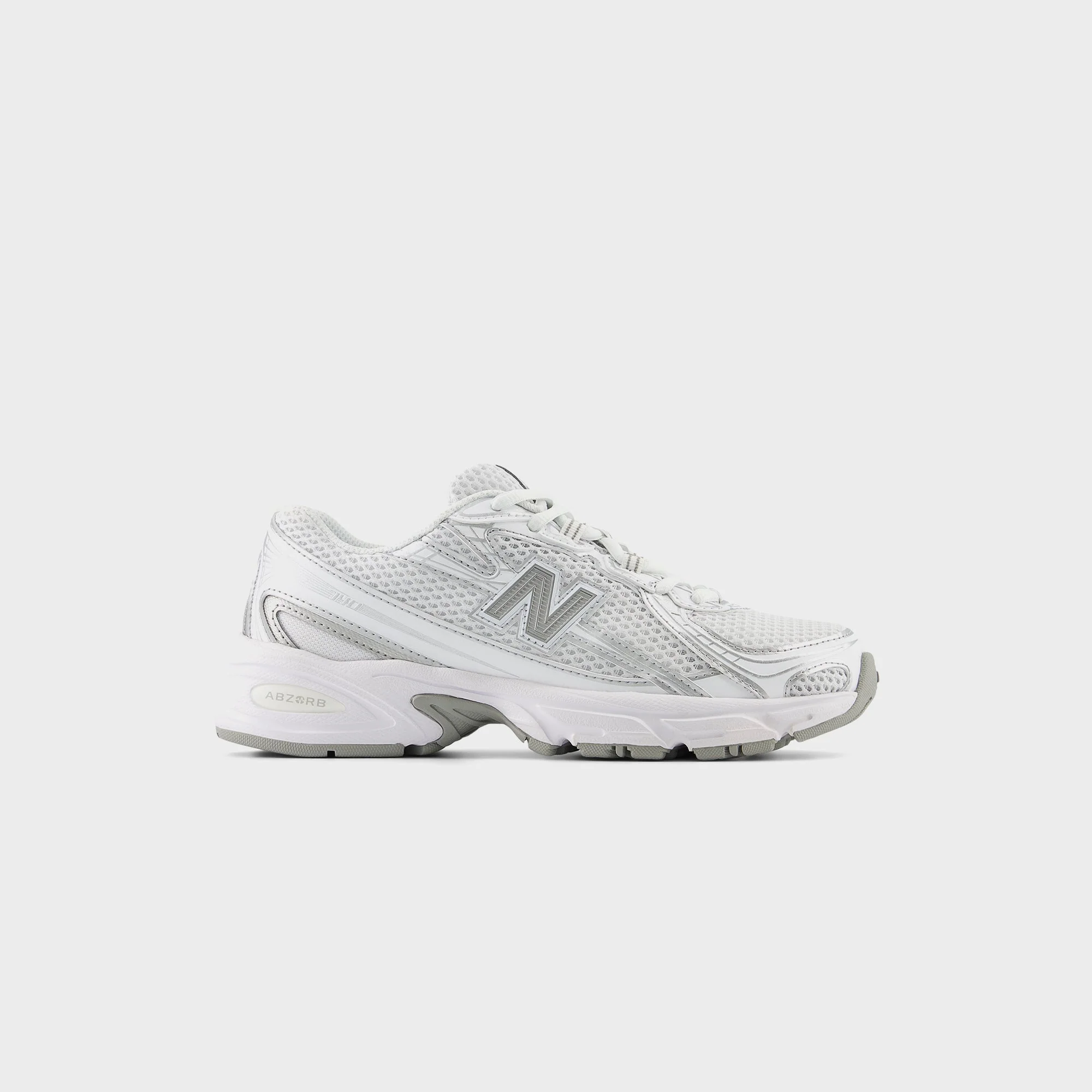 New Balance GS 740 Bungee Lace - White