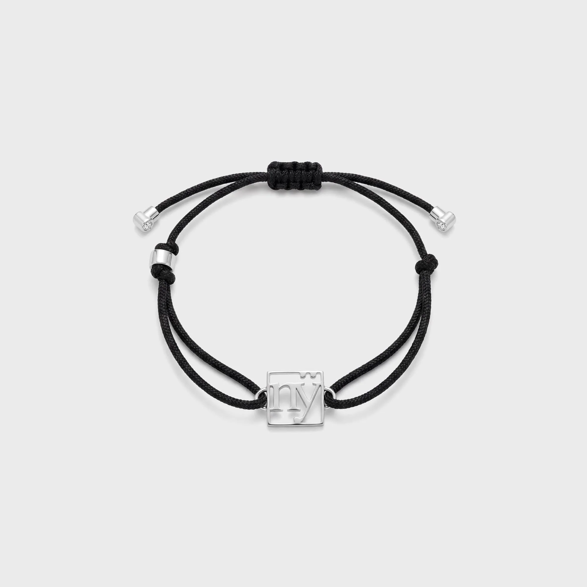 Greg Yuna NY Adjustable Cord Bracelet - Silver