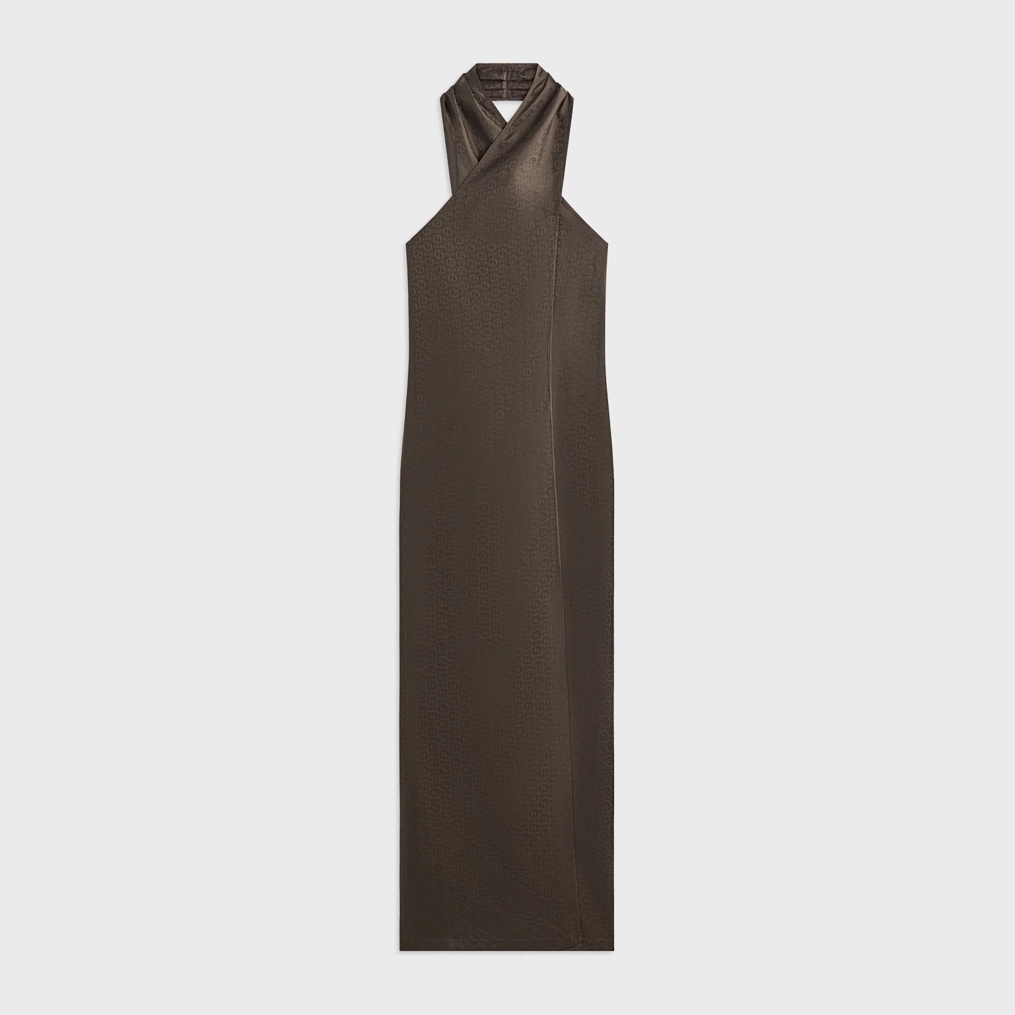 Giorgio Armani & Kith Women Silk Wrap Halter Cover Up - Kindling