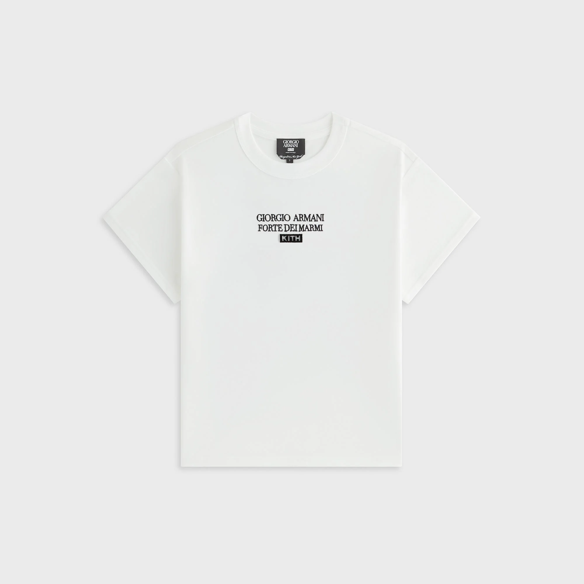 Giorgio Armani & Kith Women Forte Dei Marmi Mulberry Tee - White