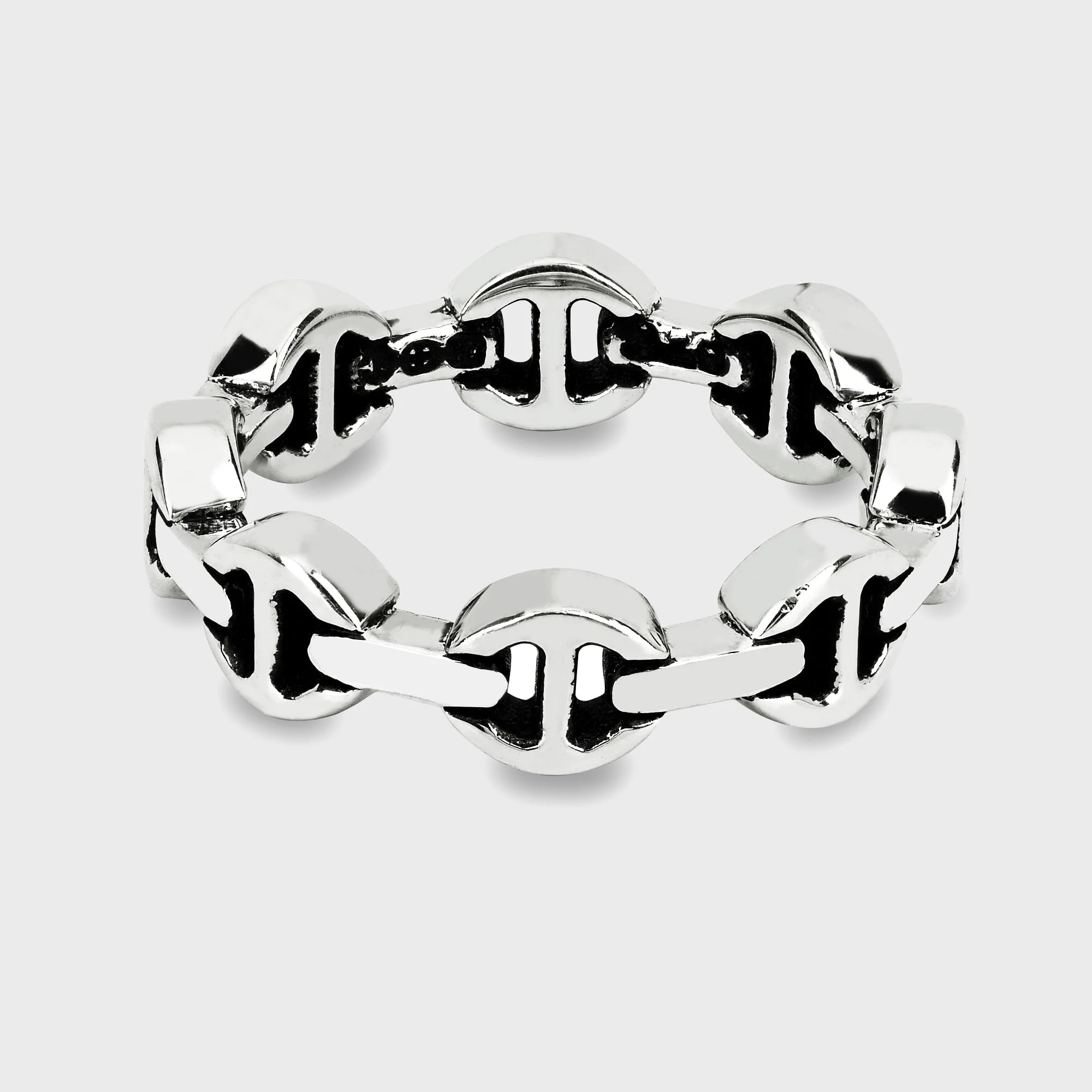 Hoorsenbuhs Dame Tri-Link Ring - Silver