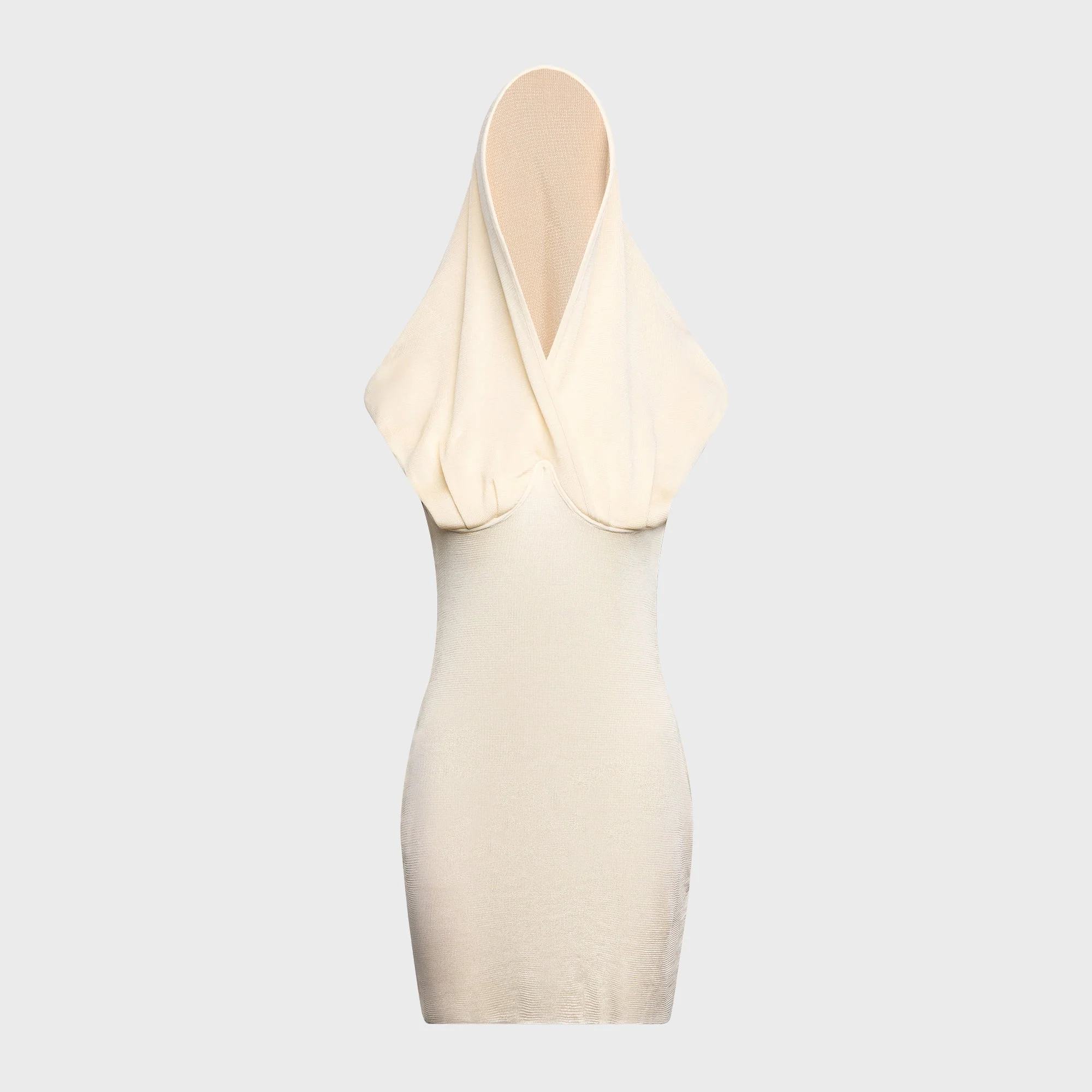 Isa Boulder Lowhood Mini Dress - Ivory
