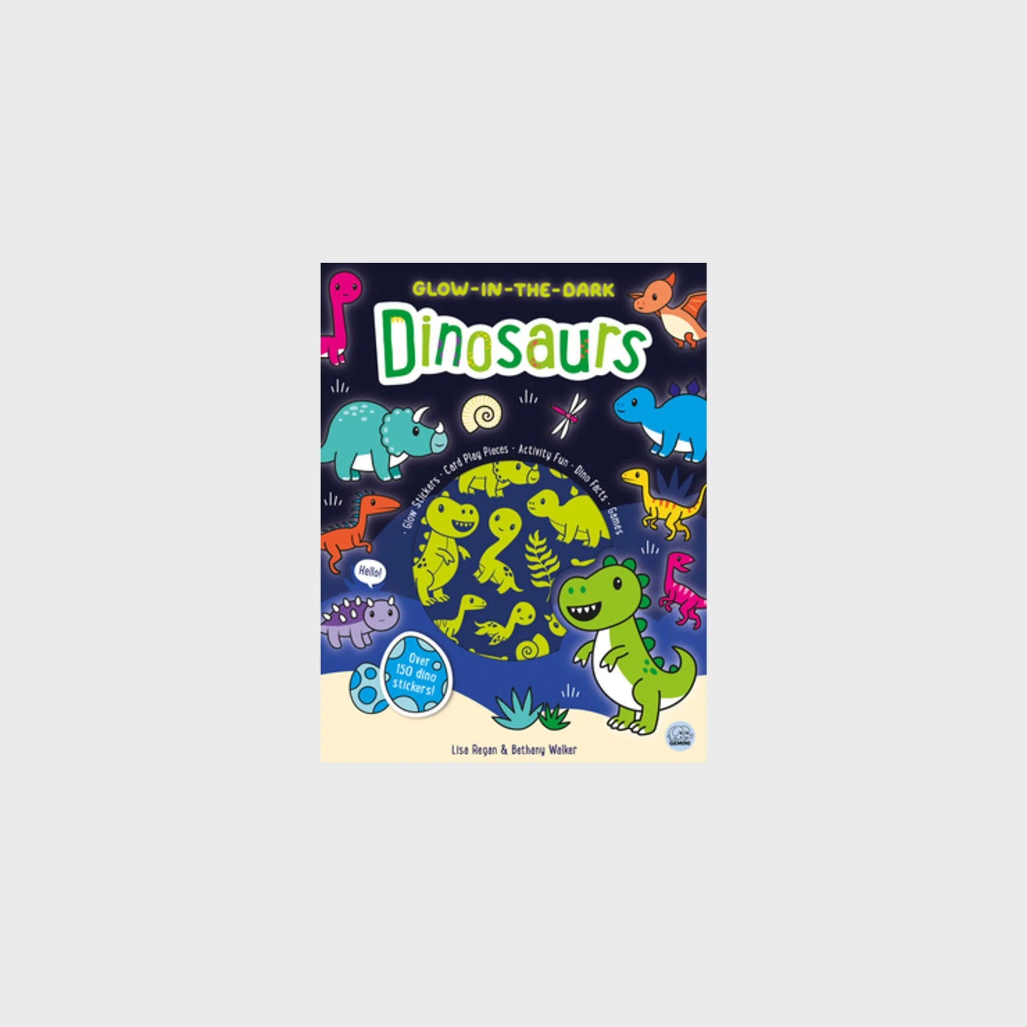 Ingram Glow-in-the-Dark Dinosaurs Sticker Activity Book
