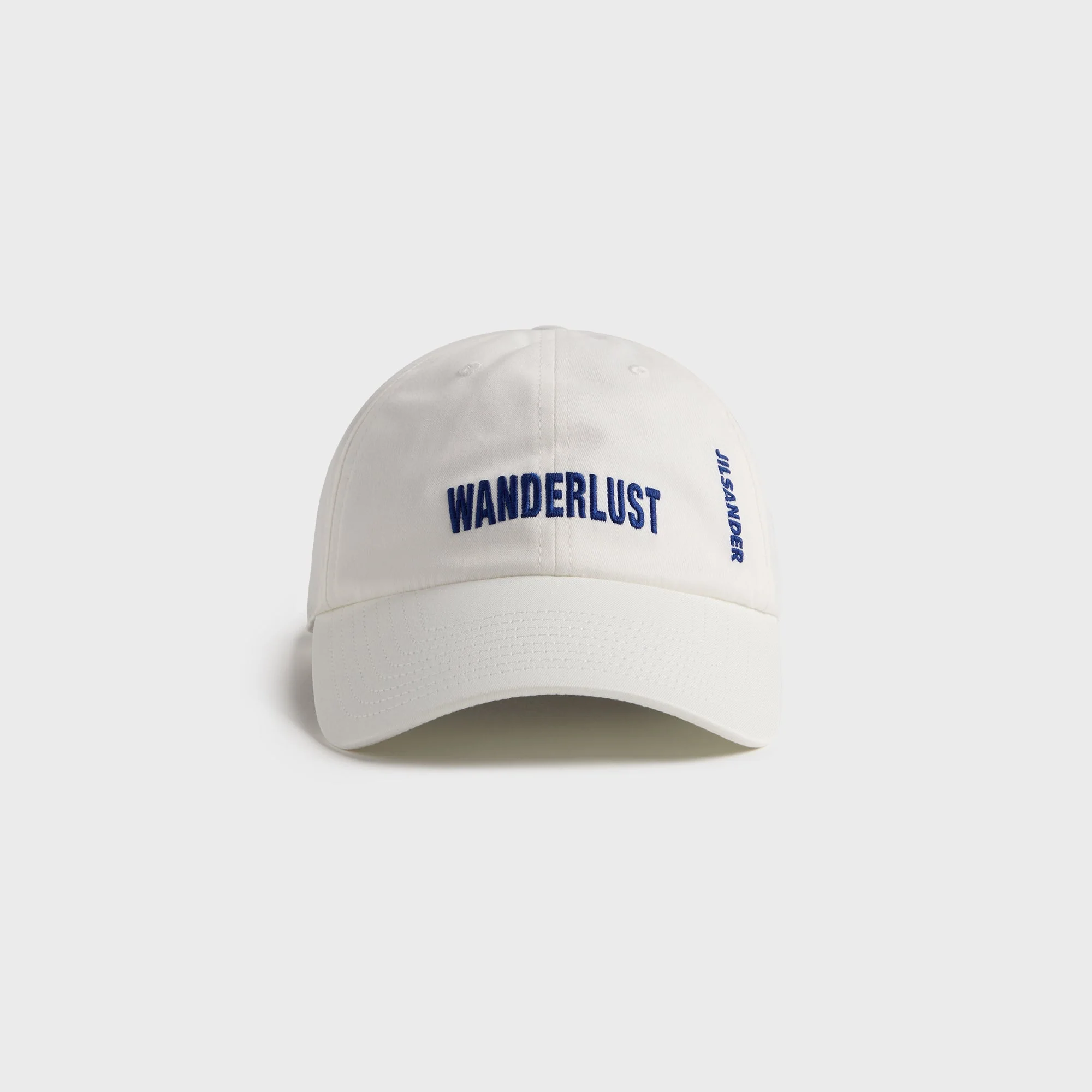 Jil Sander 23 Embroidered Cap - Chalk