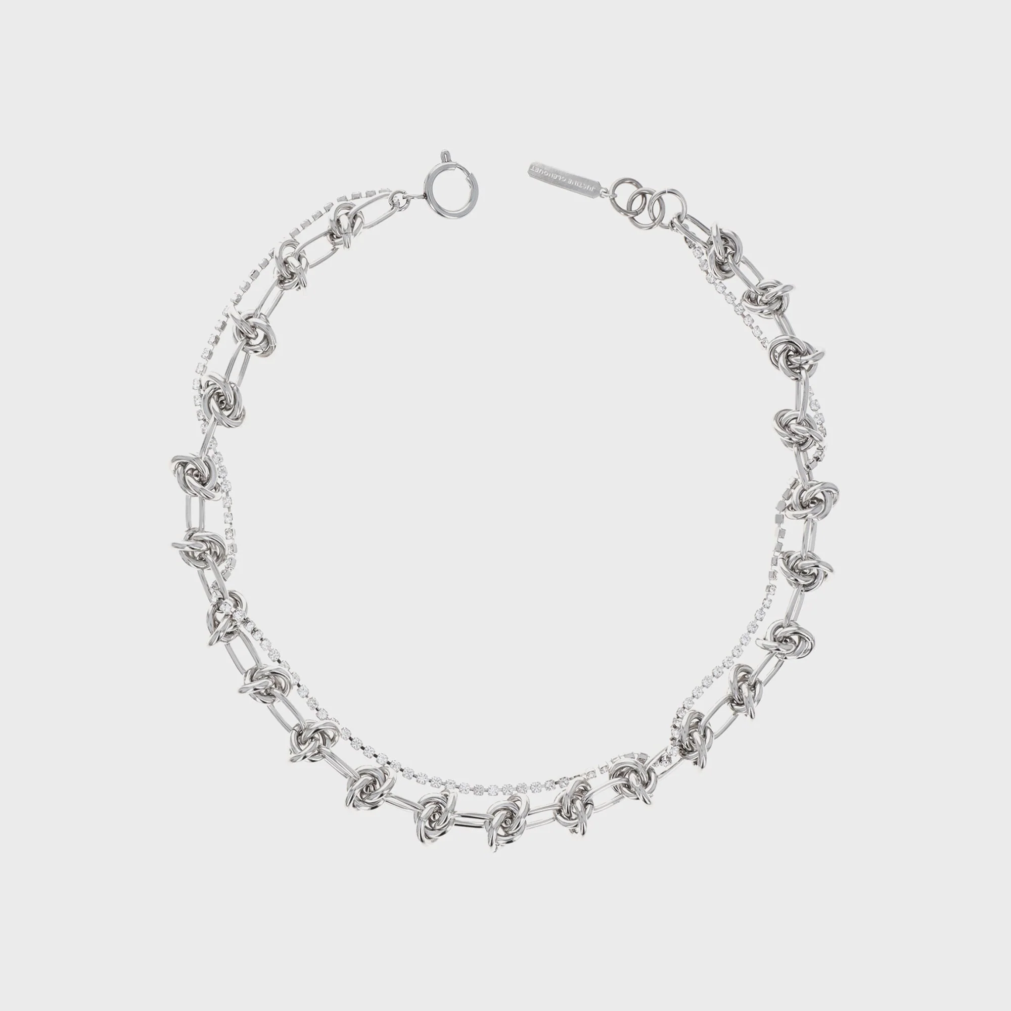 Justine Clenquet Daria Crystal Choker - Palladium
