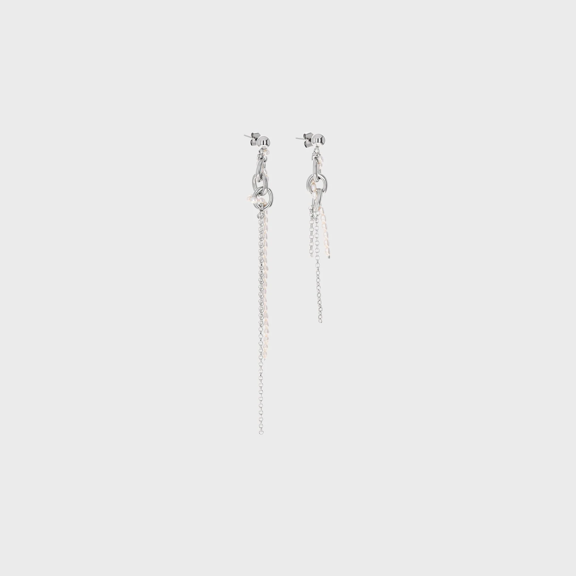 Justine Clenquet Salem Earrings - Palladium