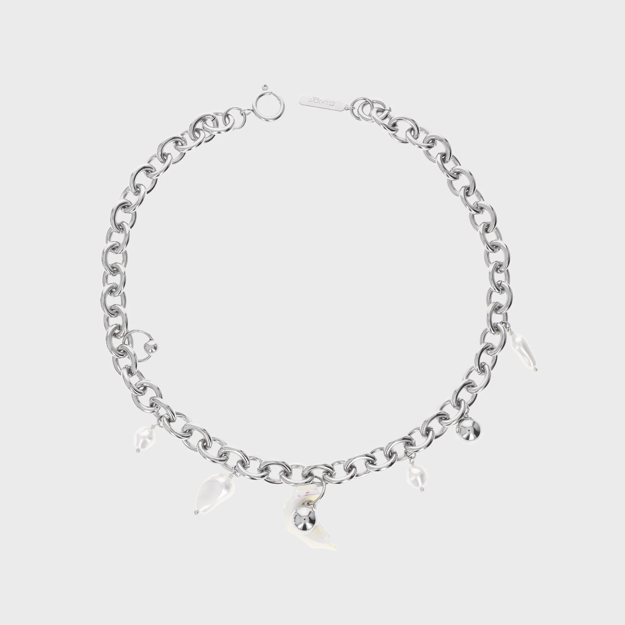 Justine Clenquet Tyler Necklace - Silver