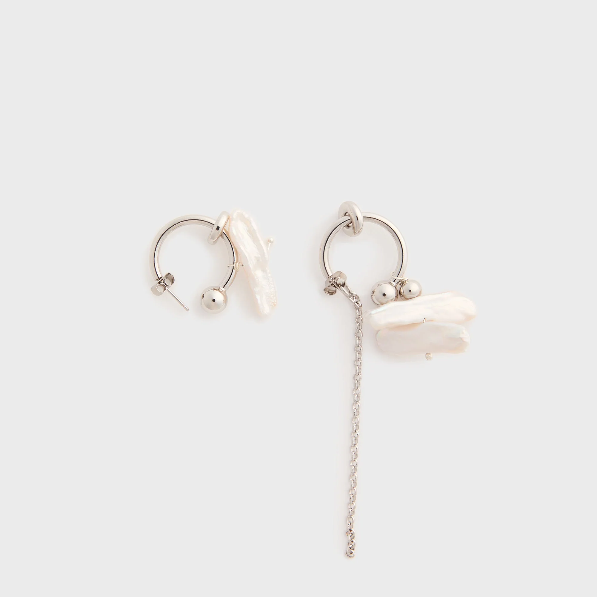 Justine Clenquet Sunny Earrings - Palladium