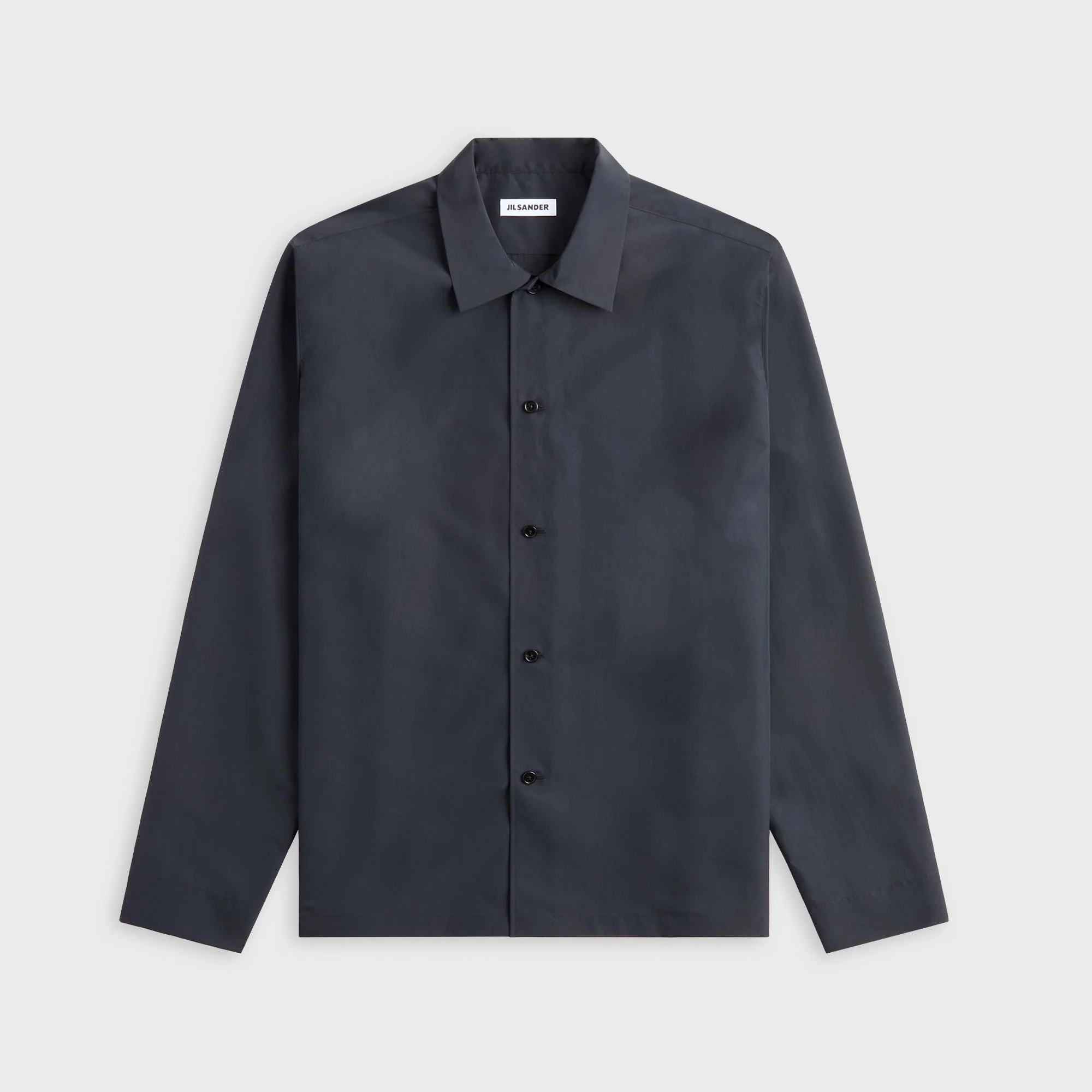 Jil Sander 238 Classic Button-Up Shirt - Black