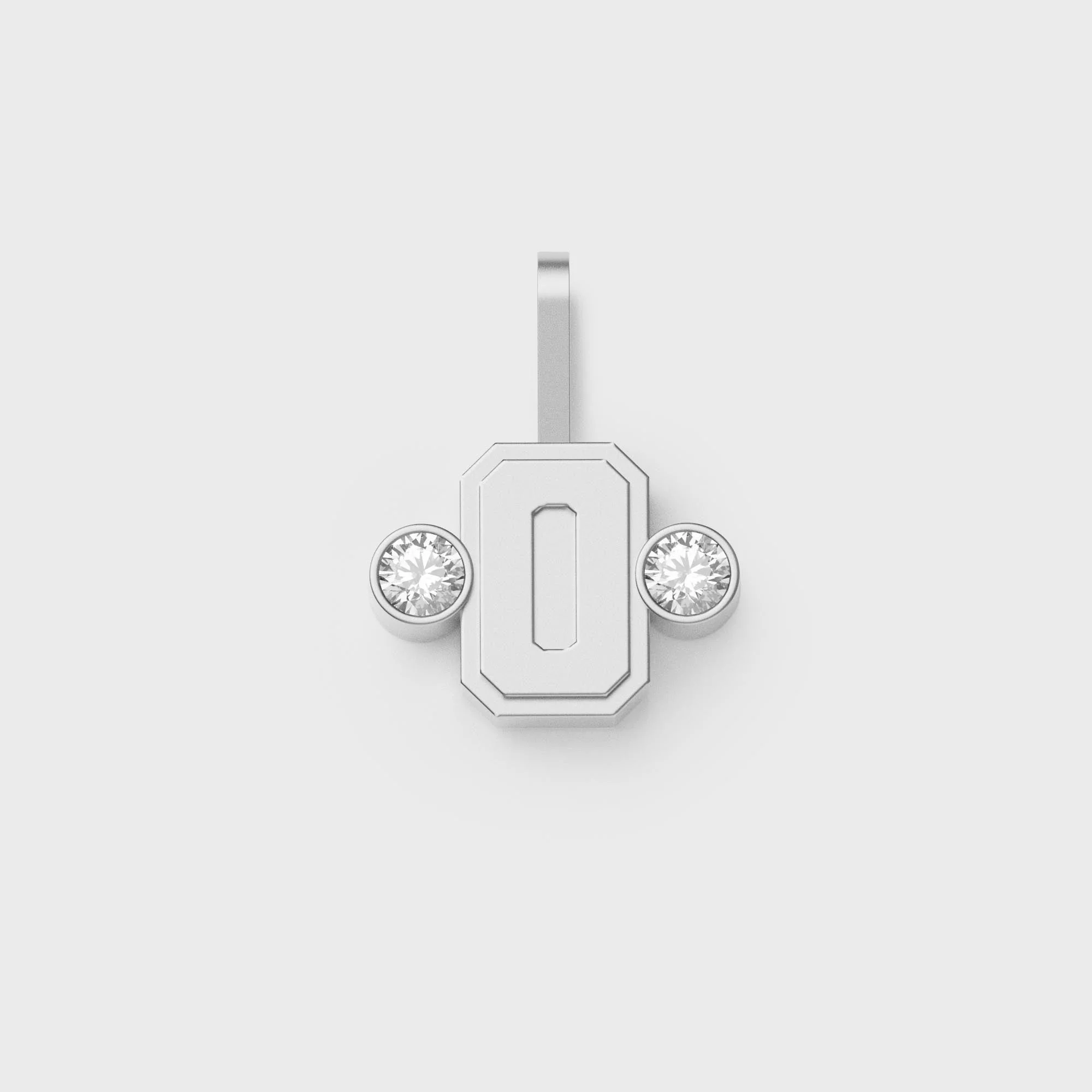 Greg Yuna S?lver Bab? Umlaut Initial 'O' Pendant - Sterling Silver