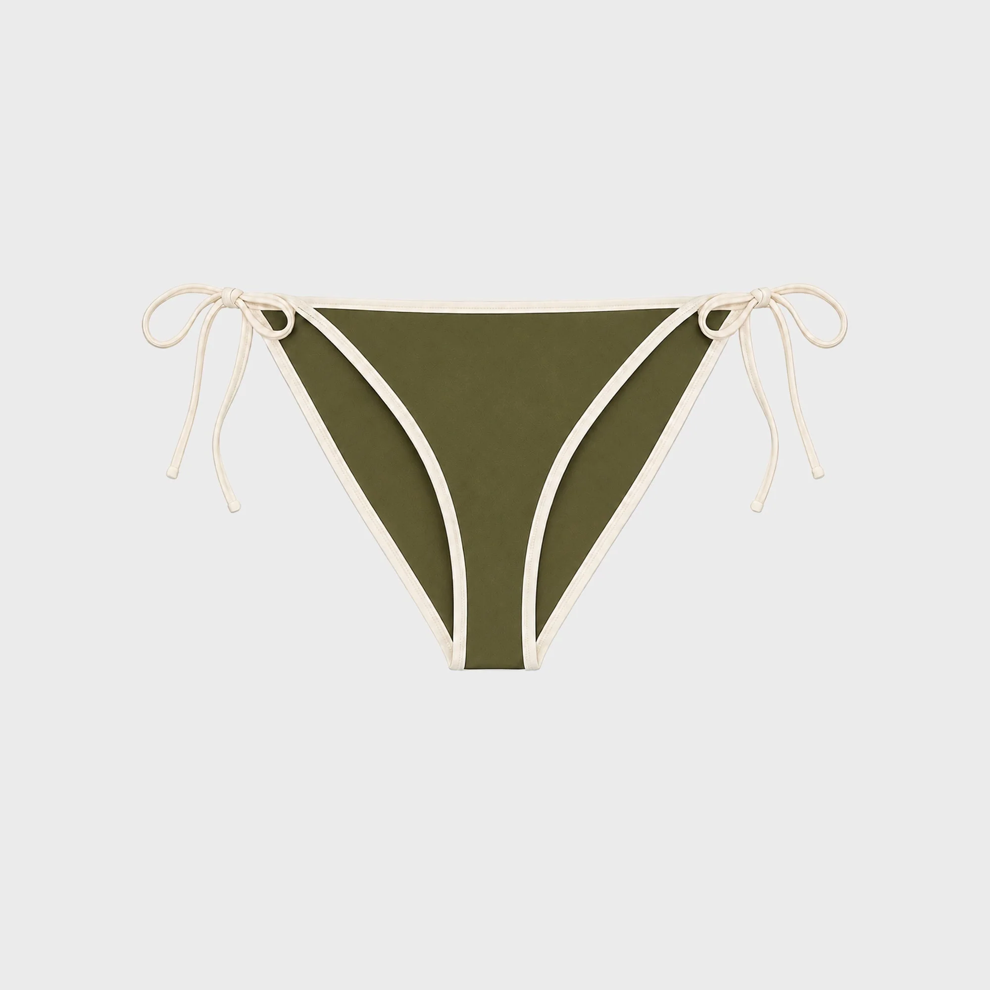 JADE Ties Bottom - Olive / Ivory