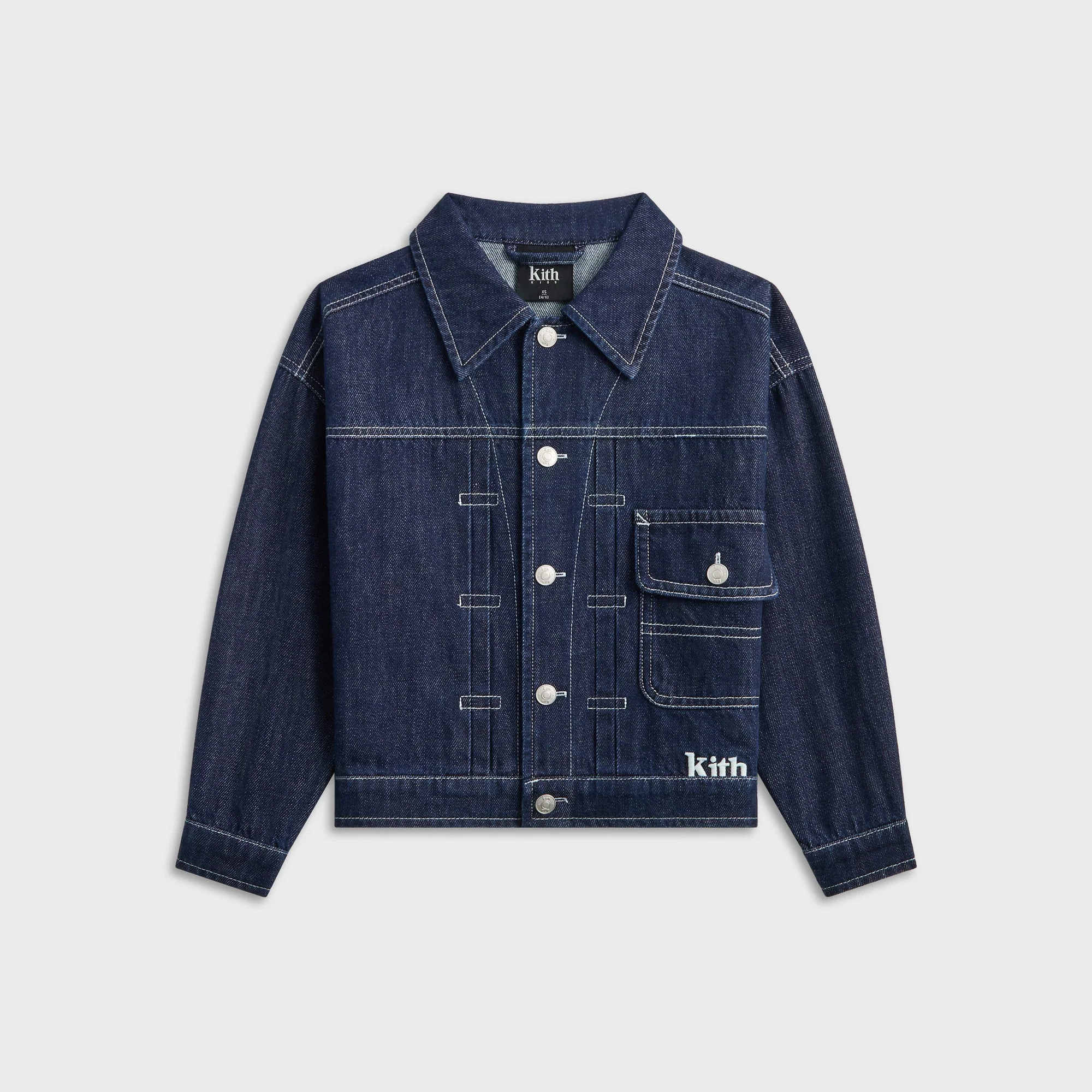 Kith Kids Alonzo II Denim Jacket - Dark Indigo