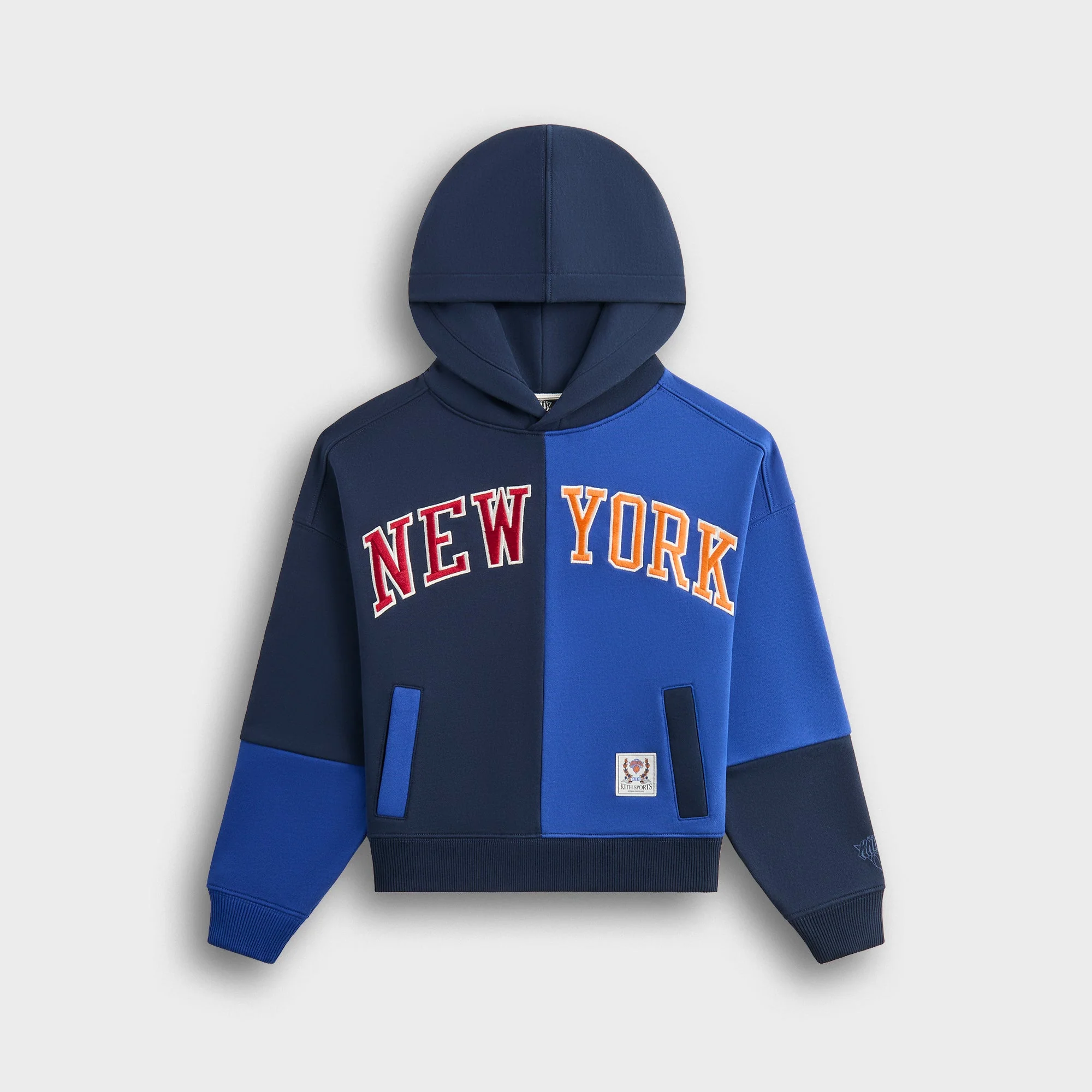 Kith Kids for the New York Knicks Mash Up Nelson Hoodie - Nocturnal