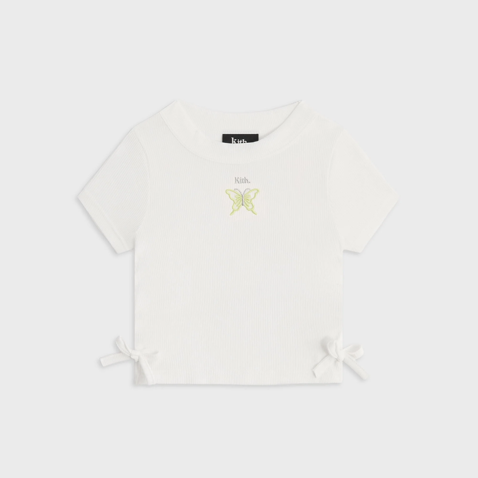 Kith Kids Mulberry Ruched Rib Tee - White