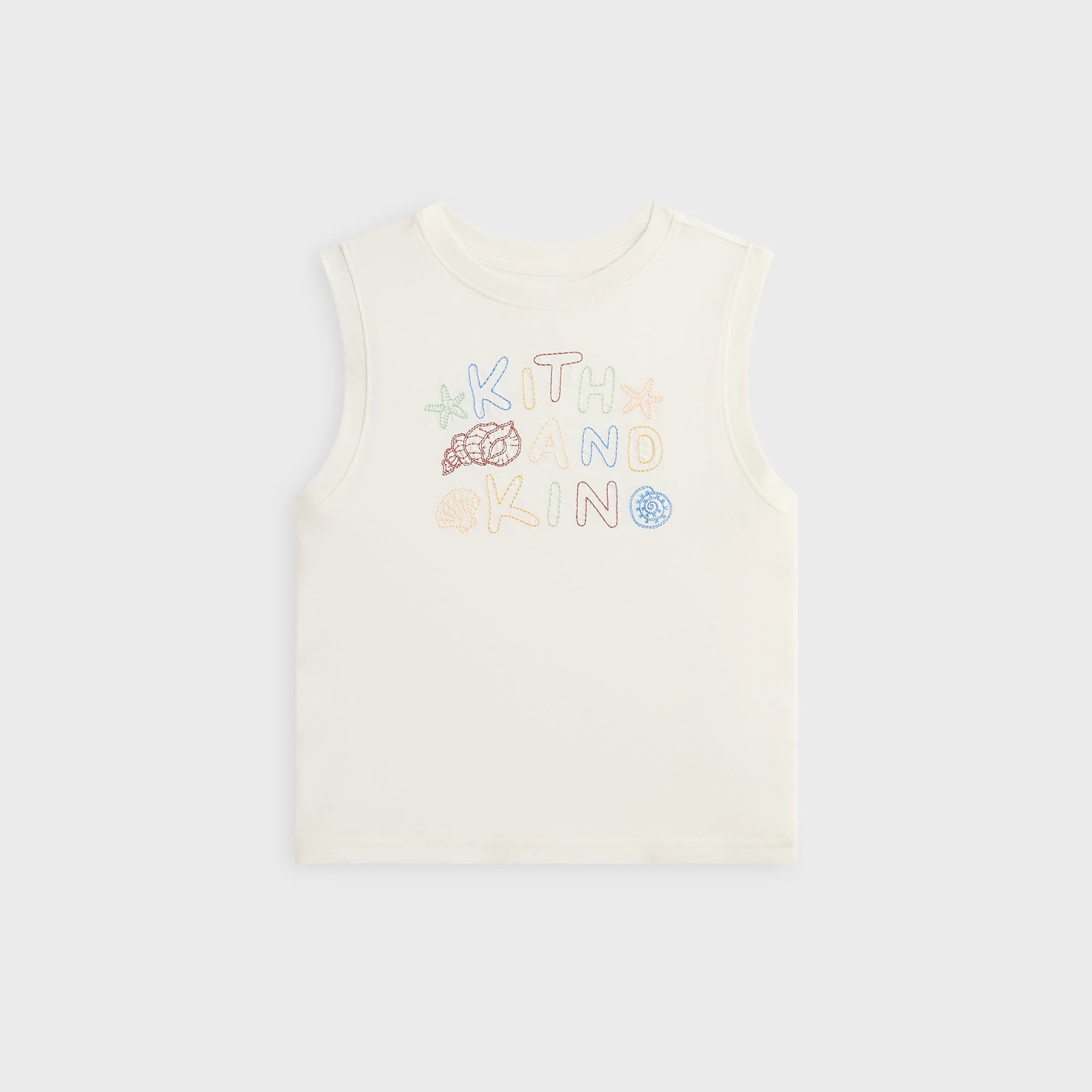 Kith Kids Embroidered Graphic Muscle Tank - Silk