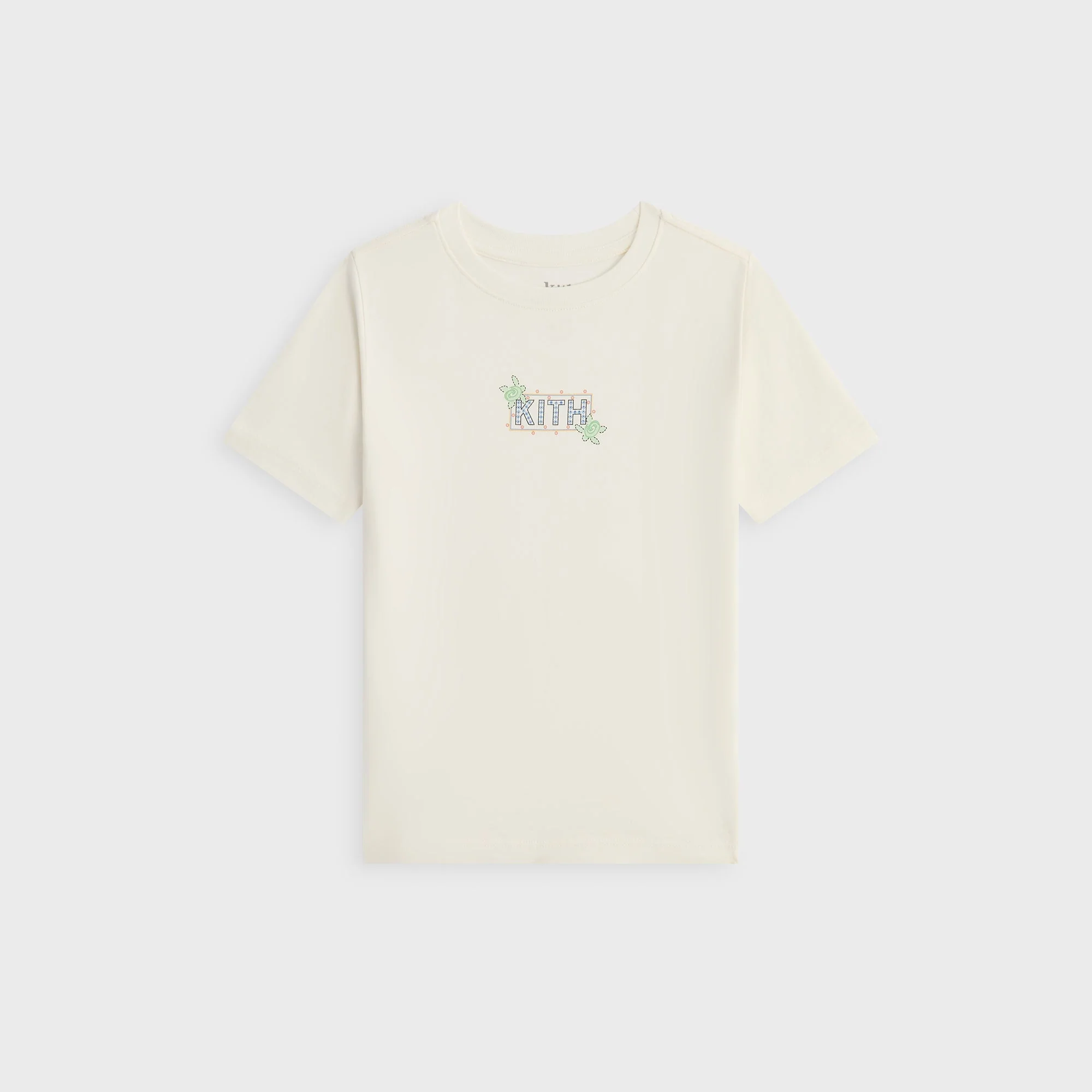 Kith Kids Beach Tile Classic Logo Graphic Tee - Silk