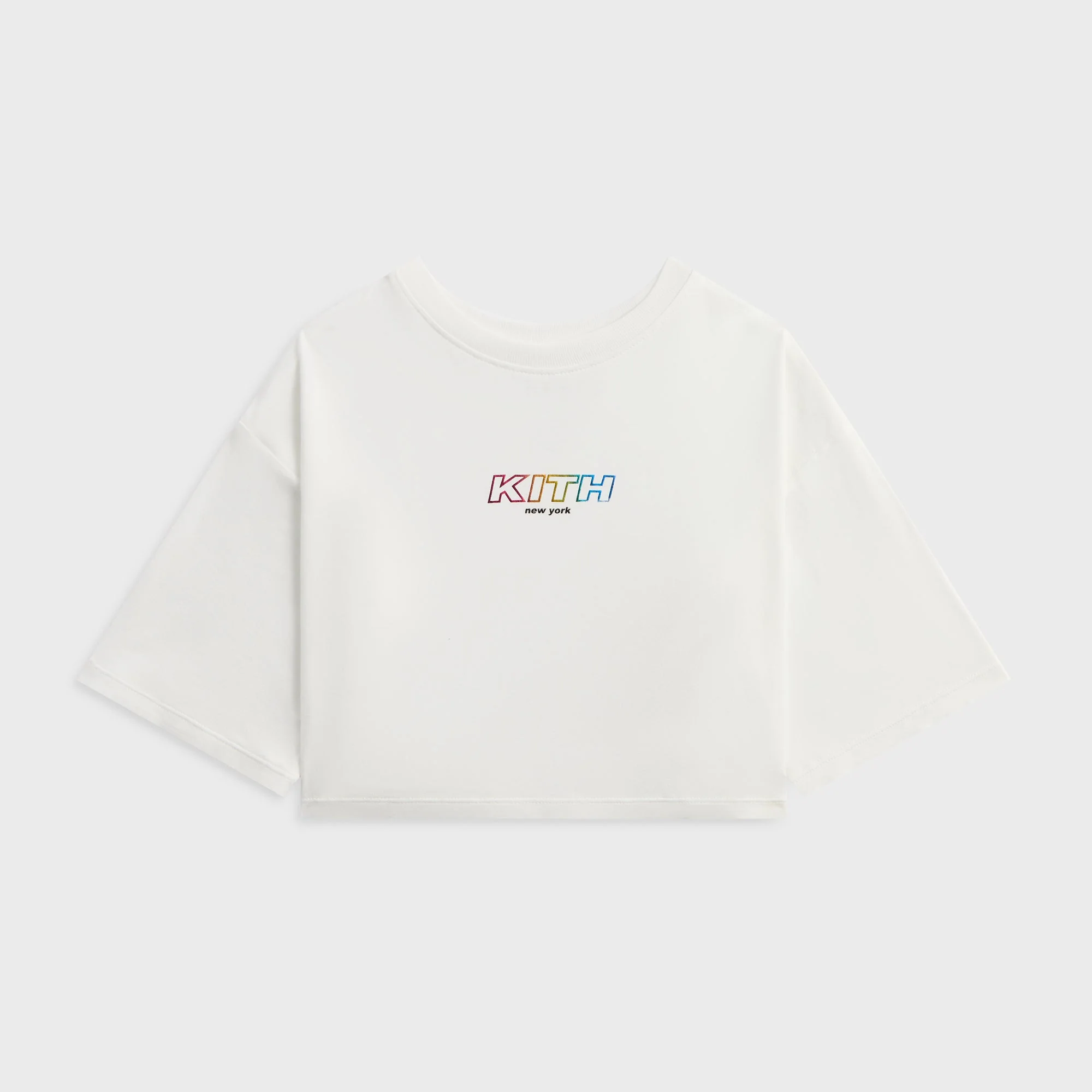 Kith Kids Fei Cropped Tee - White