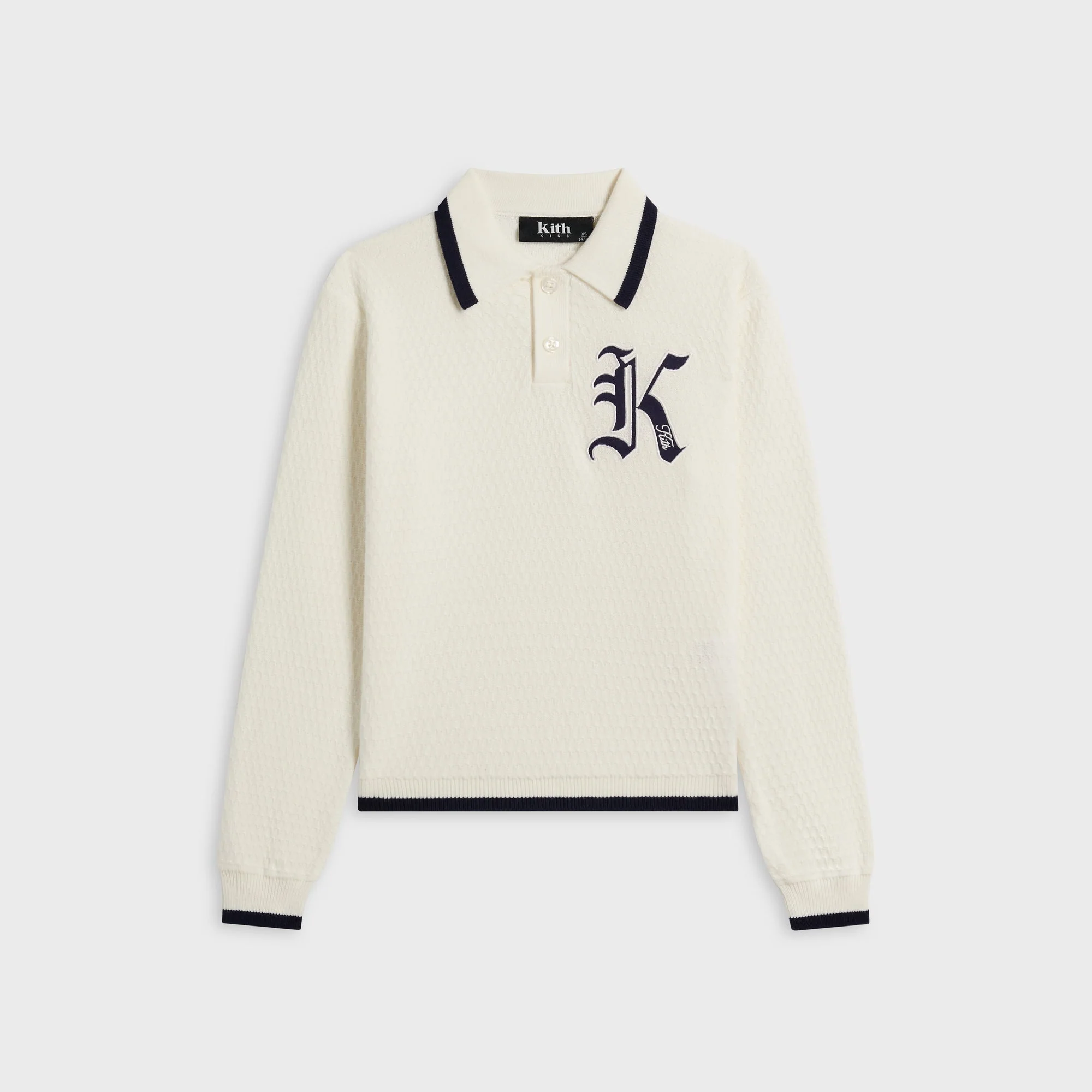 Kith Kids Tilden Long Sleeve Polo - Silk